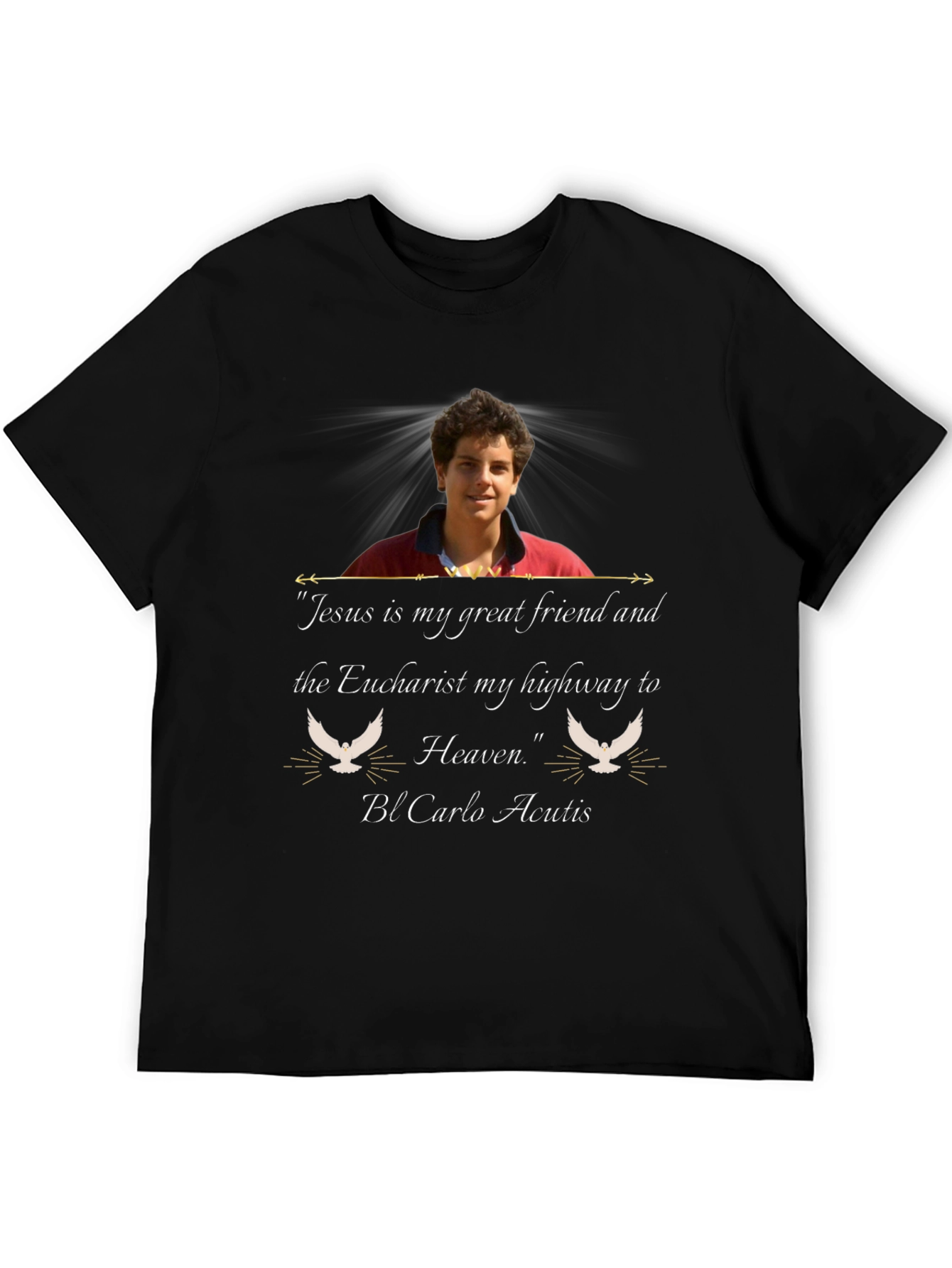 Carlo Acutis T-Shirt - Blessed Catholic Youth