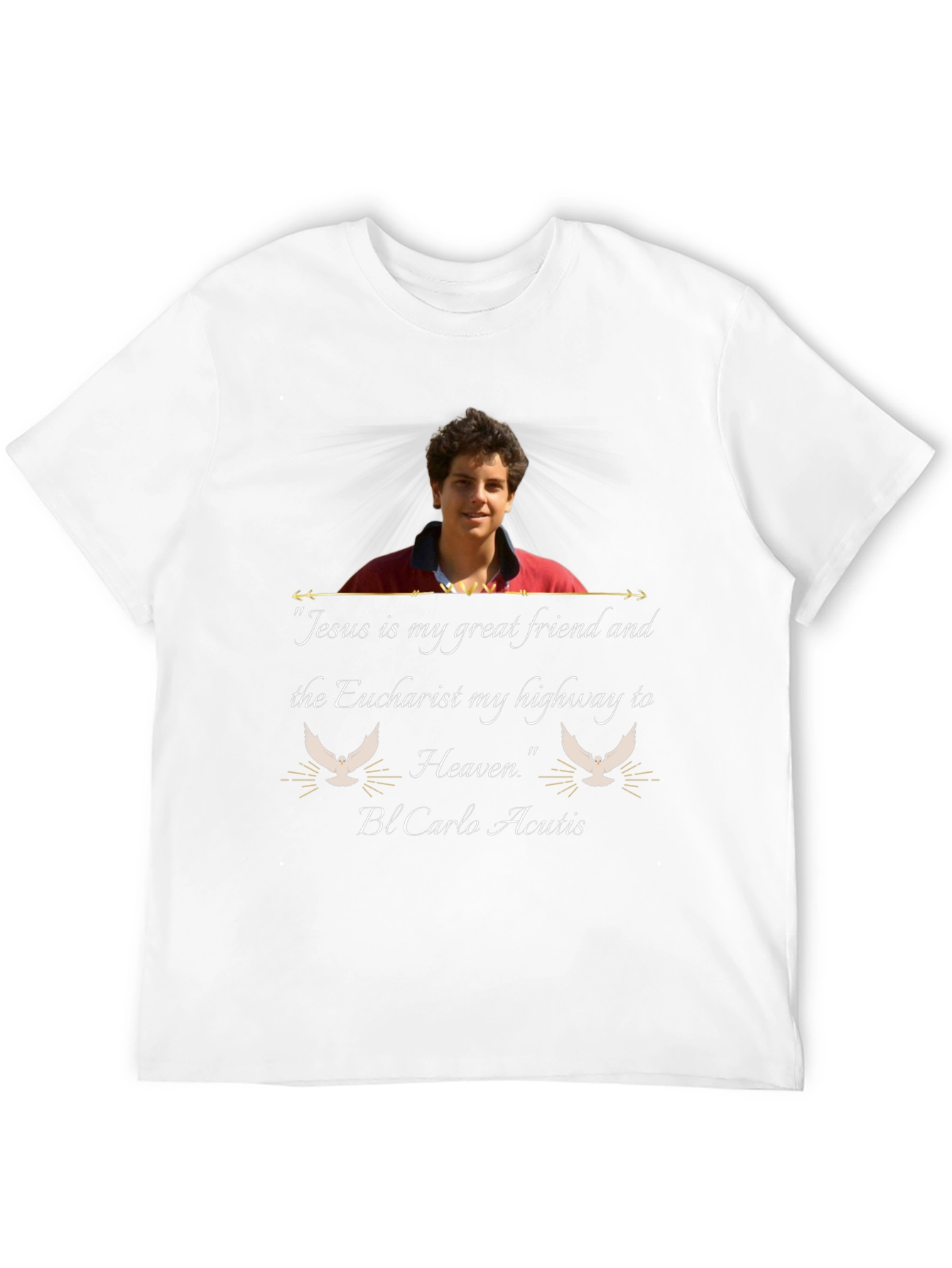 Carlo Acutis T-Shirt - Blessed Catholic Youth