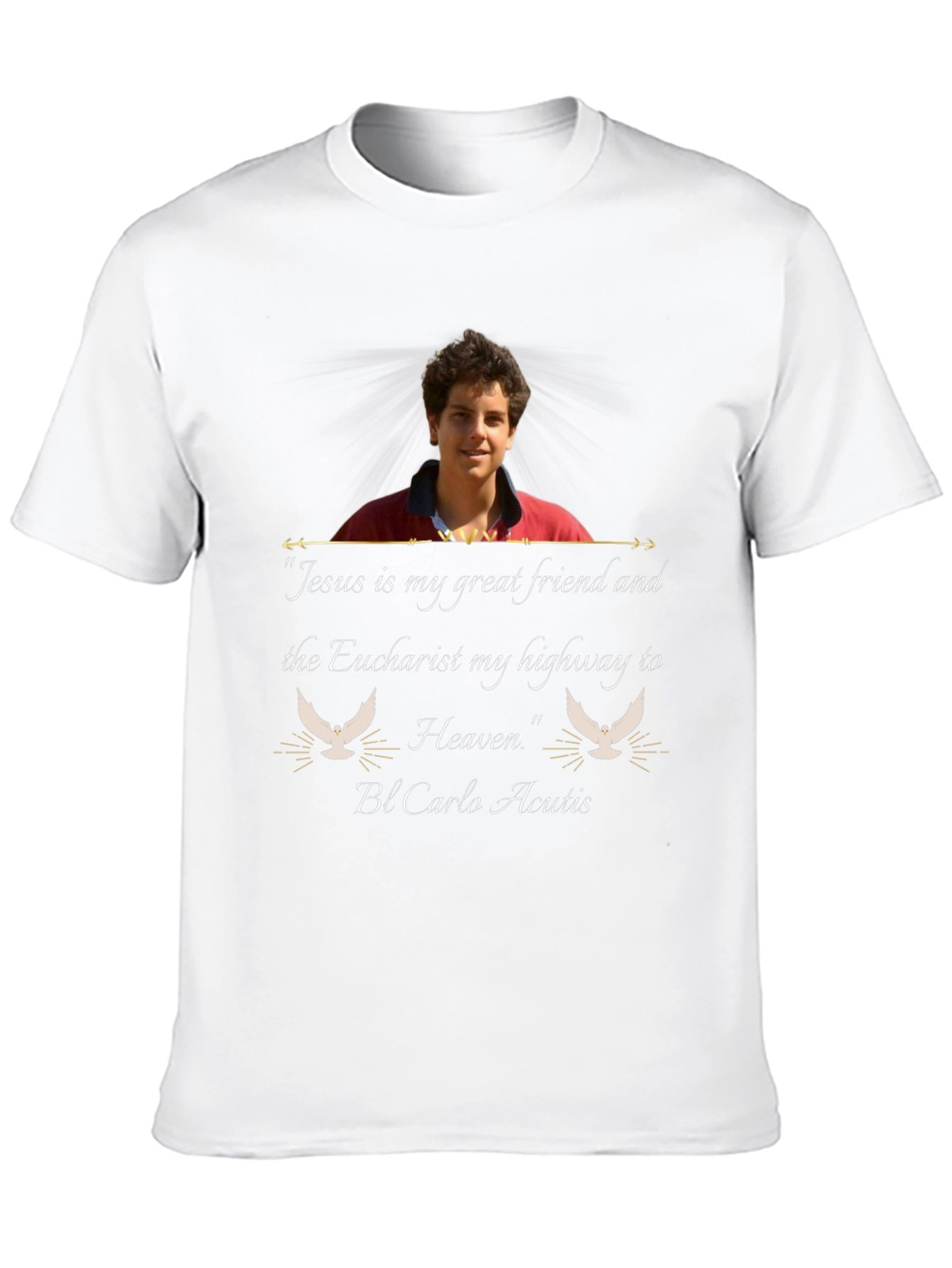 Carlo Acutis T-Shirt - Blessed Catholic Youth