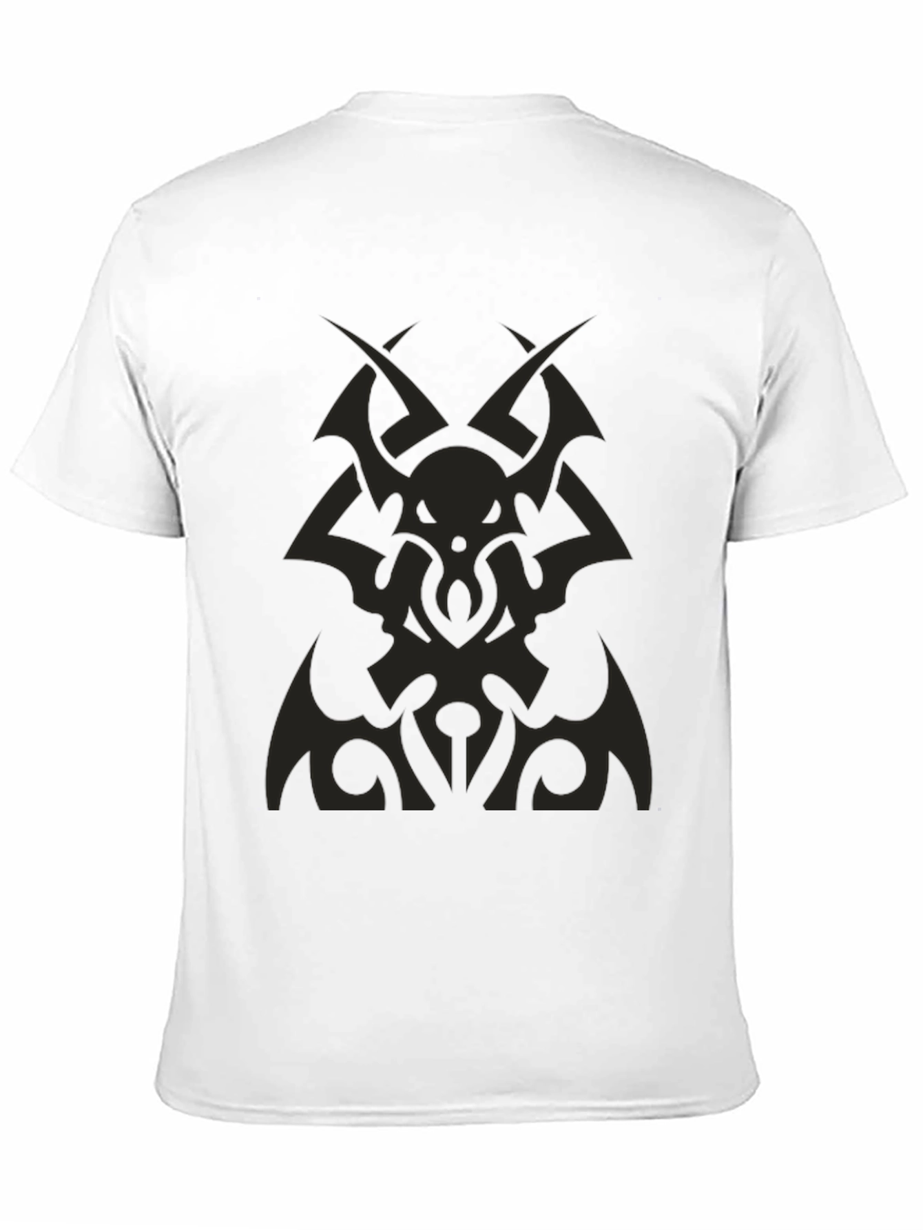 Tribal Graphic Tee - Black Cotton Comfort