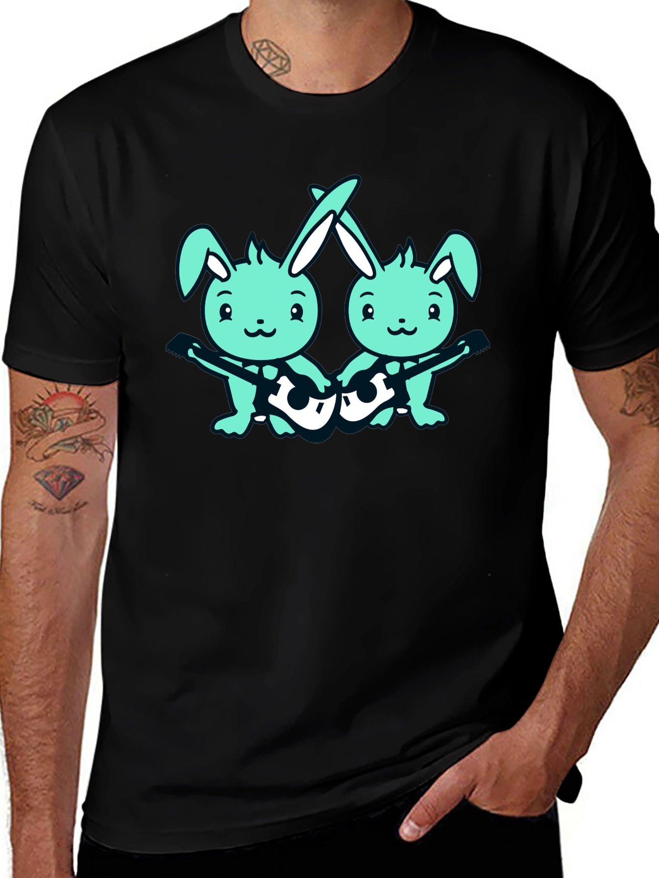 Bunny Guitarist T-Shirt