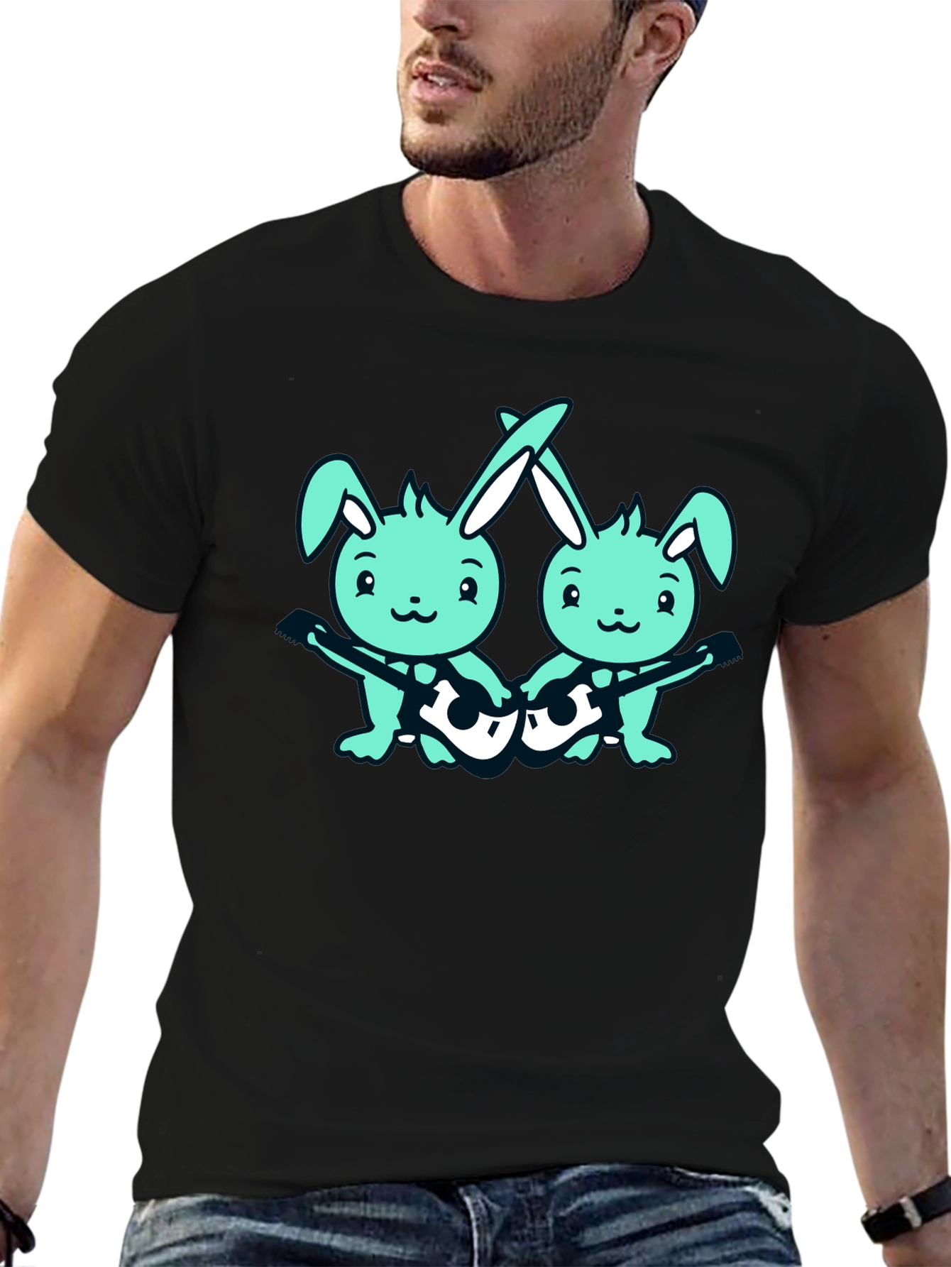 Bunny Guitarist T-Shirt