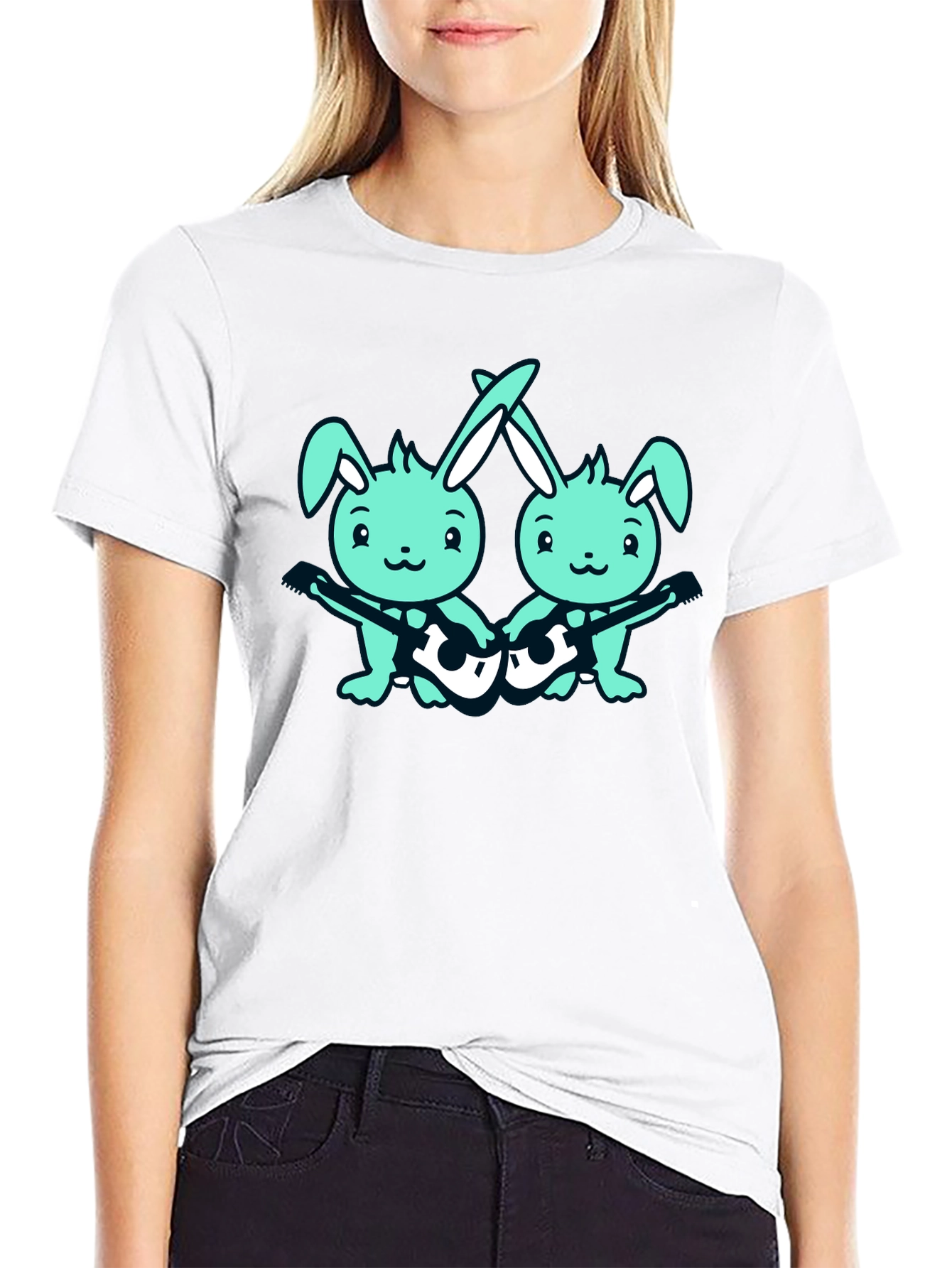 Bunny Guitarist T-Shirt