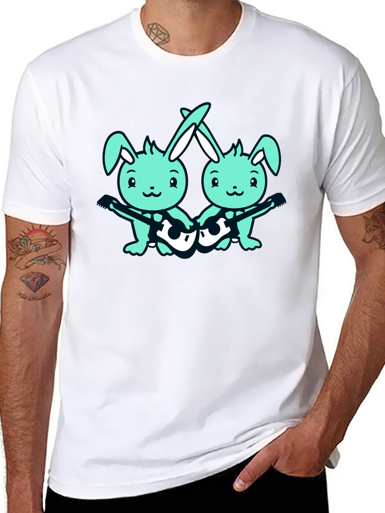 Bunny Guitarist T-Shirt