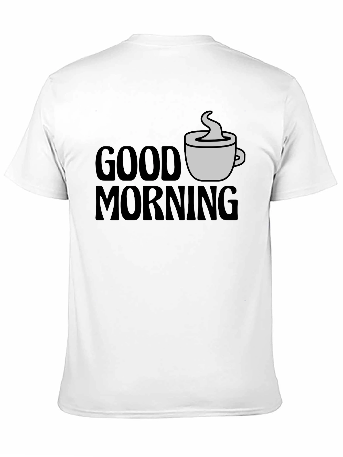Good Morning Coffee T-Shirt - Black