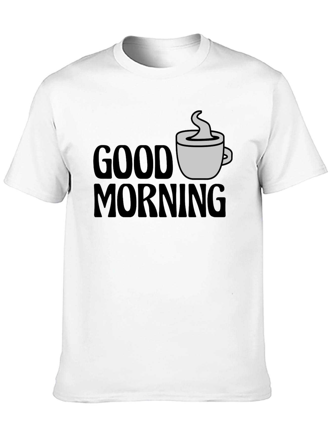 Good Morning Coffee T-Shirt - Black