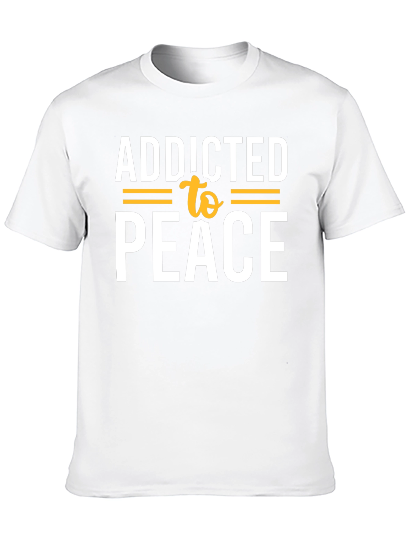 Addicted to Peace Black T-Shirt