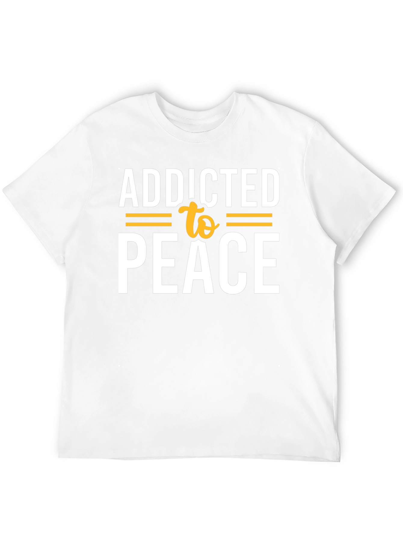 Addicted to Peace Black T-Shirt
