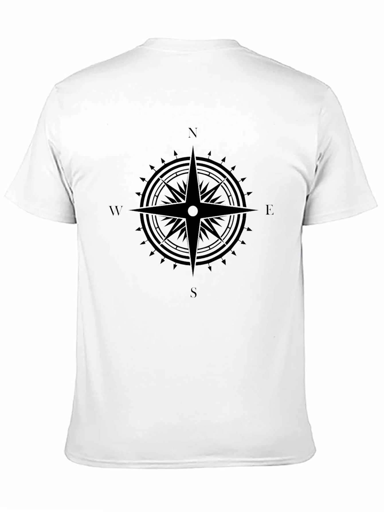 Compass Rose Graphic Tee - Classic Navigator Style