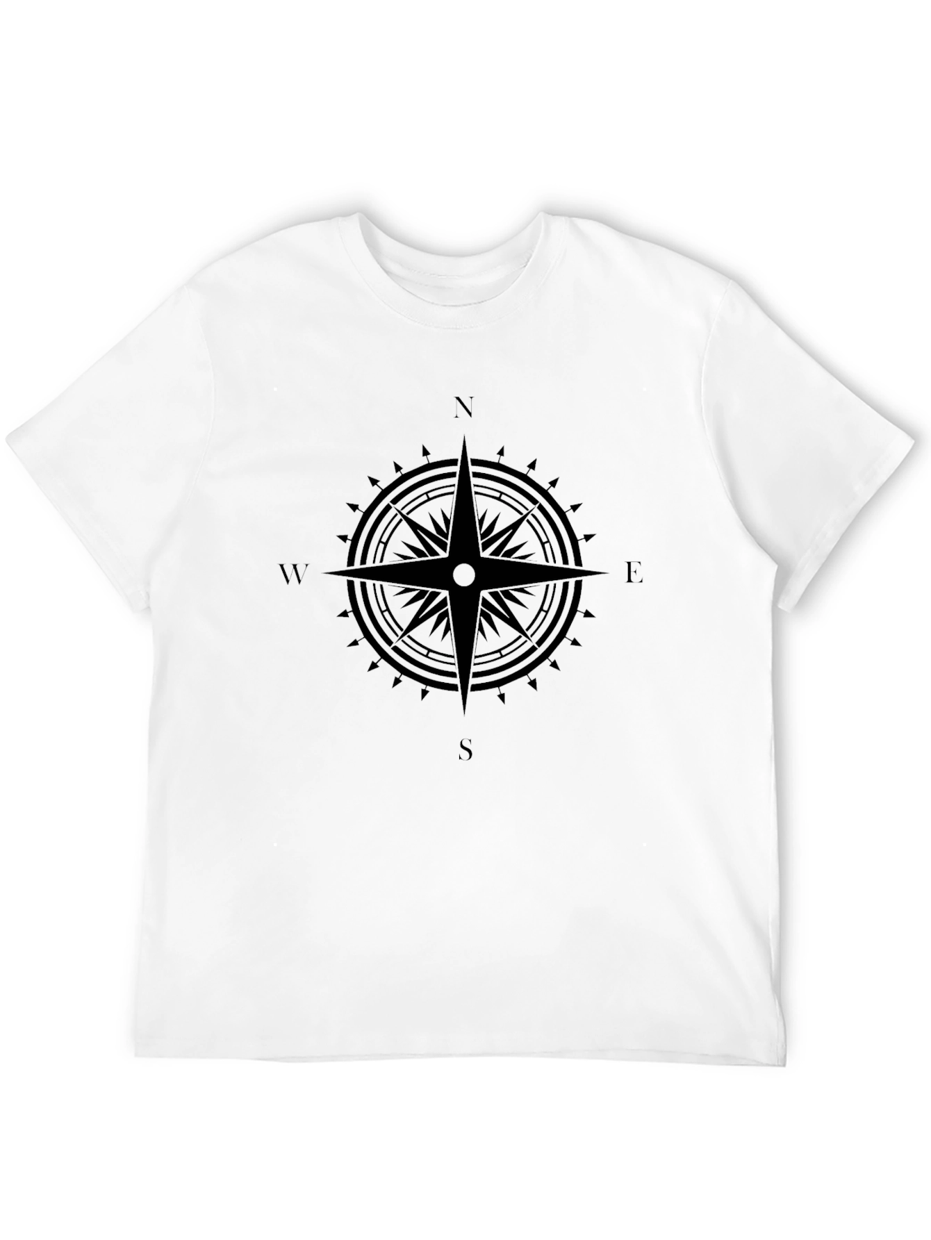 Compass Rose Graphic Tee - Classic Navigator Style