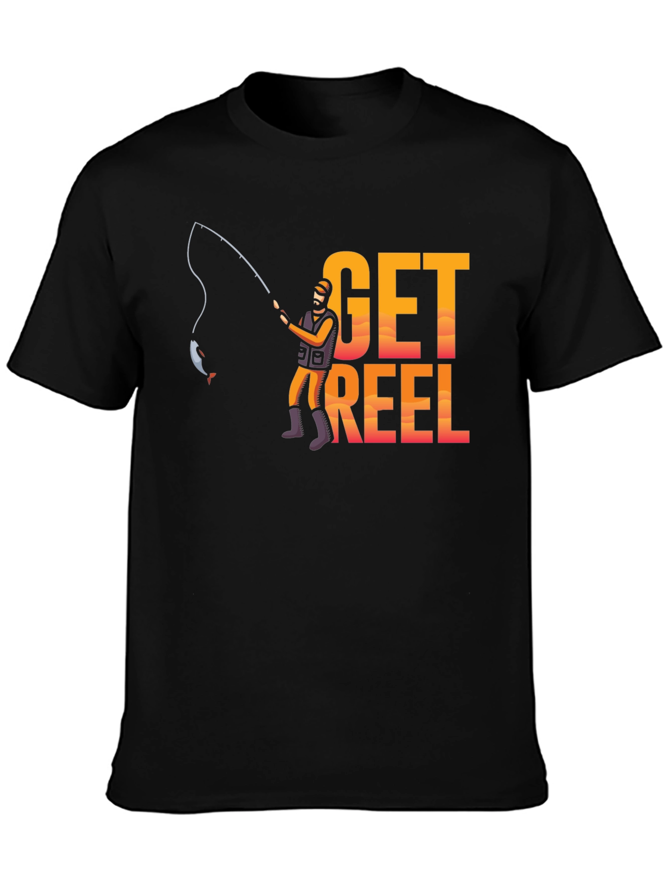 Get Reel Fishing T-Shirt - Anglers Graphic Tee