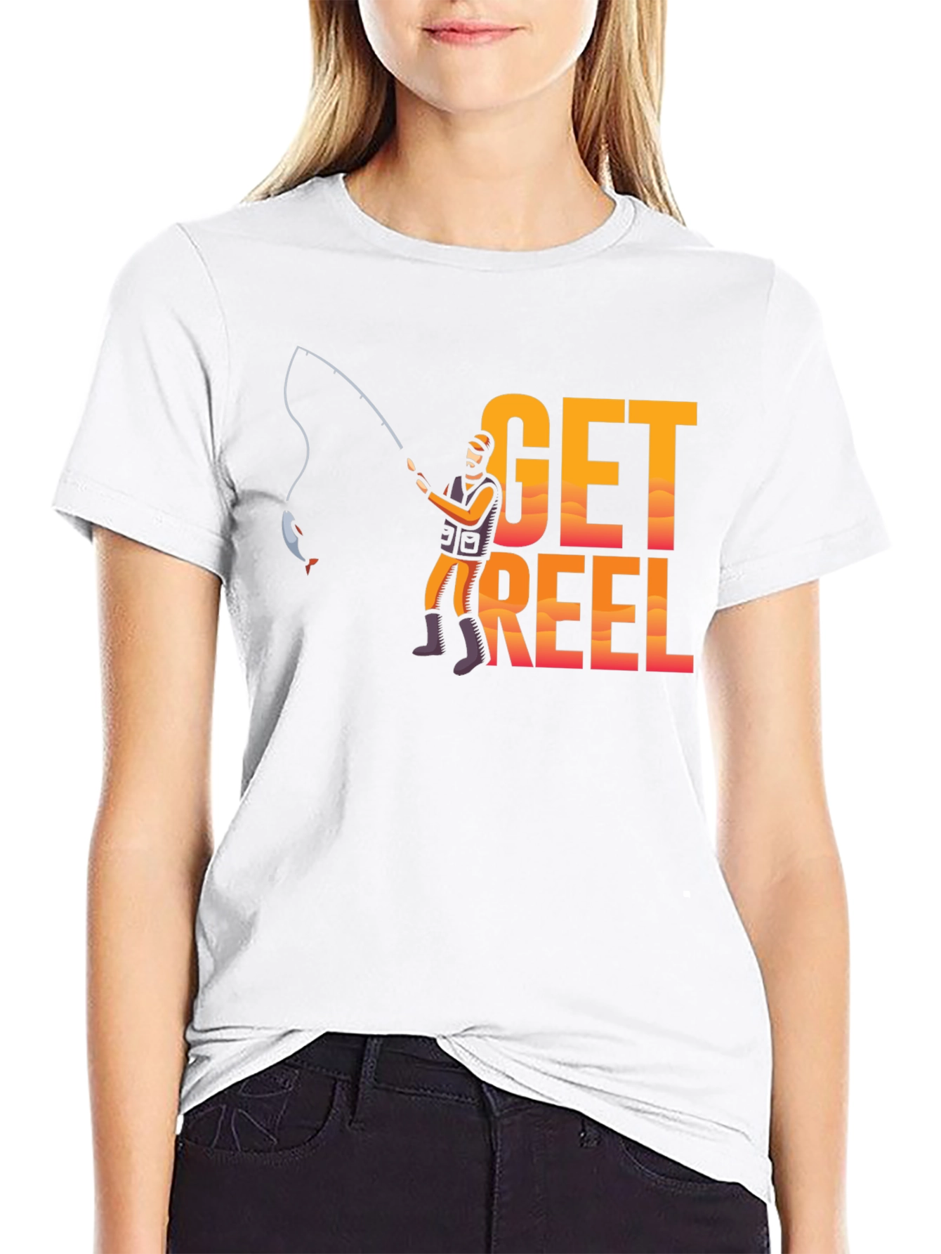 Get Reel Fishing T-Shirt - Anglers Graphic Tee