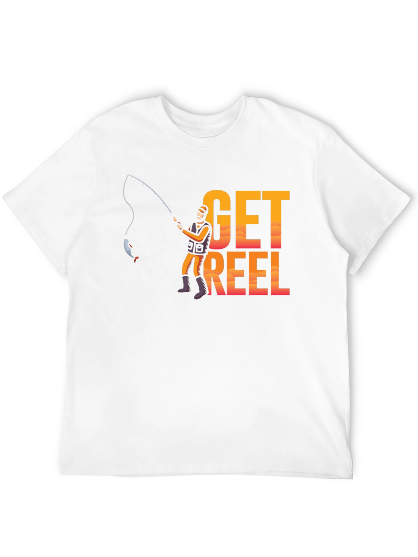 Get Reel Fishing T-Shirt - Anglers Graphic Tee