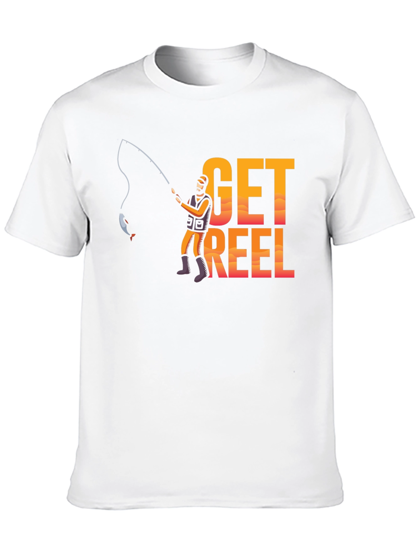 Get Reel Fishing T-Shirt - Anglers Graphic Tee