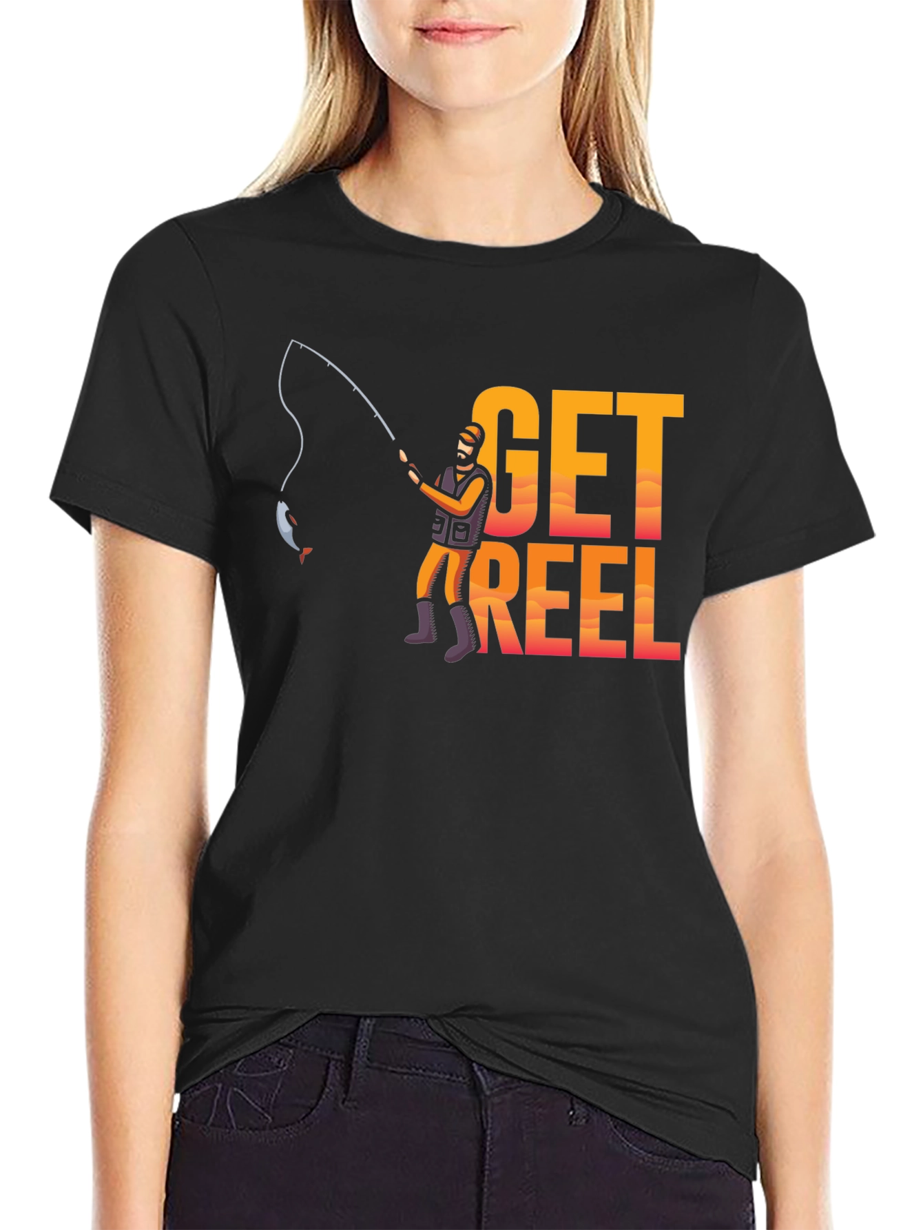 Get Reel Fishing T-Shirt - Anglers Graphic Tee