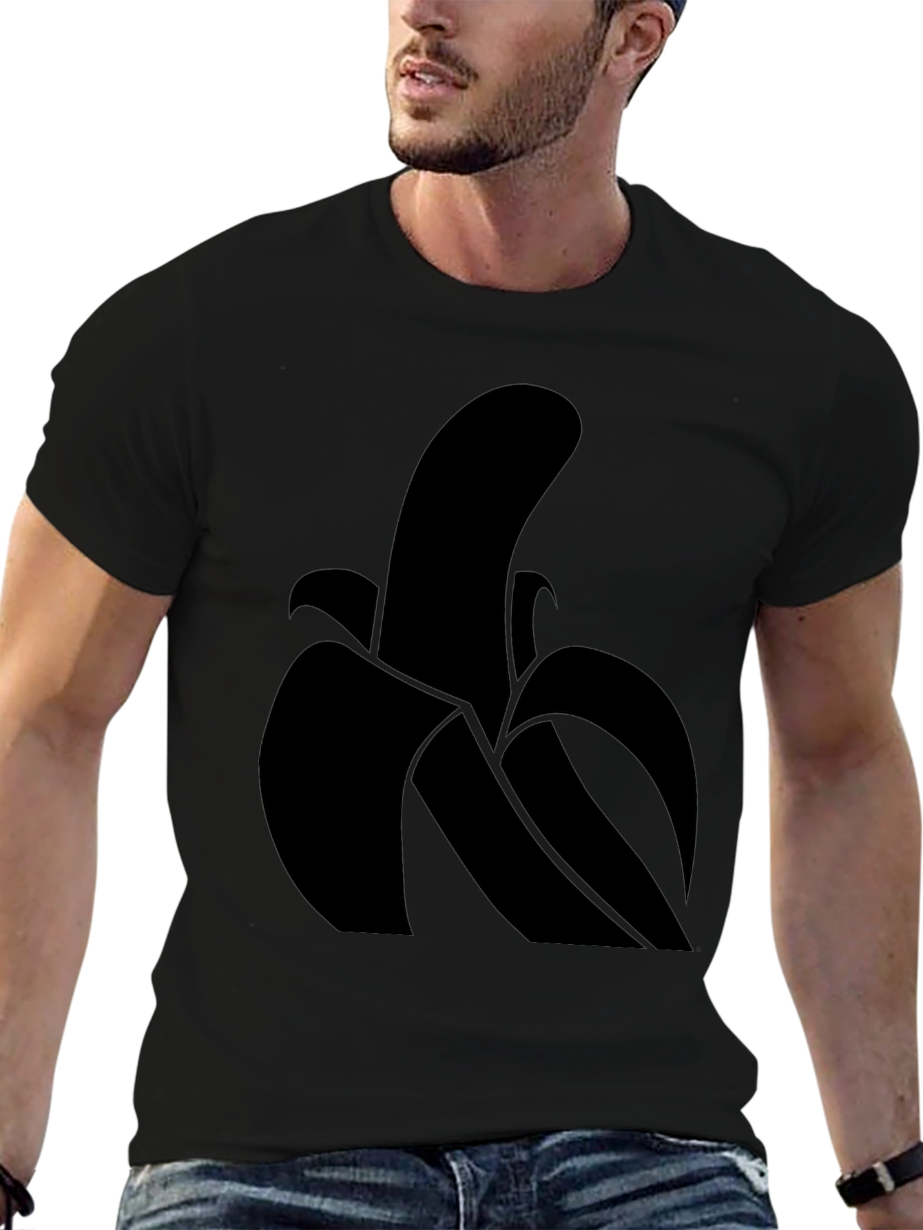 Banana Graphic Tee - Modern Minimalist Design