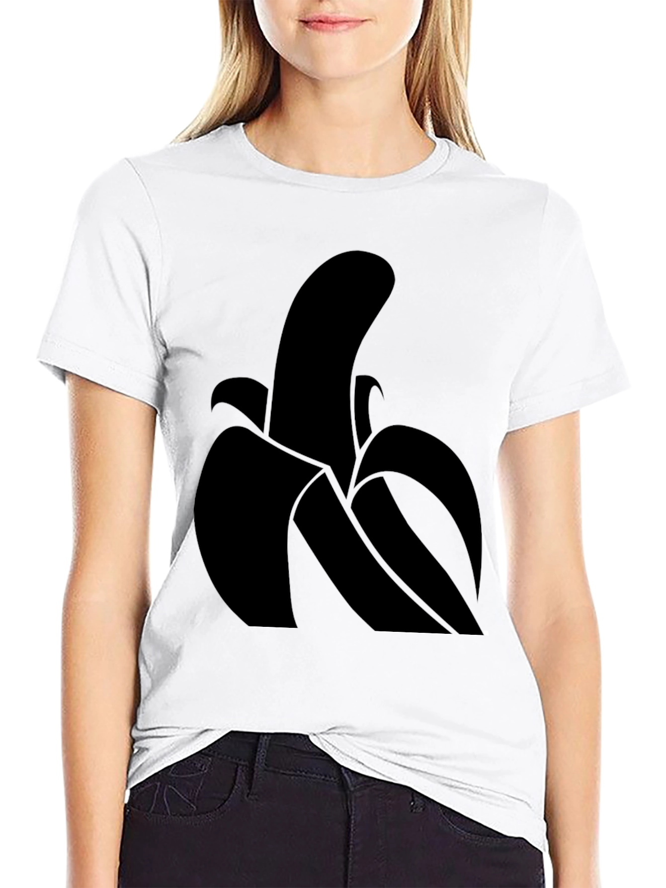 Banana Graphic Tee - Modern Minimalist Design