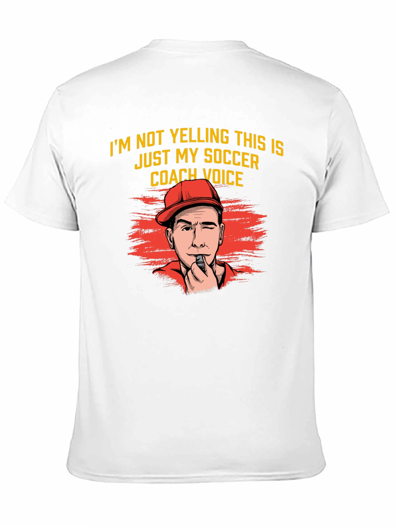 Soccer Coach T-Shirt - Im Not Yelling Funny Gift