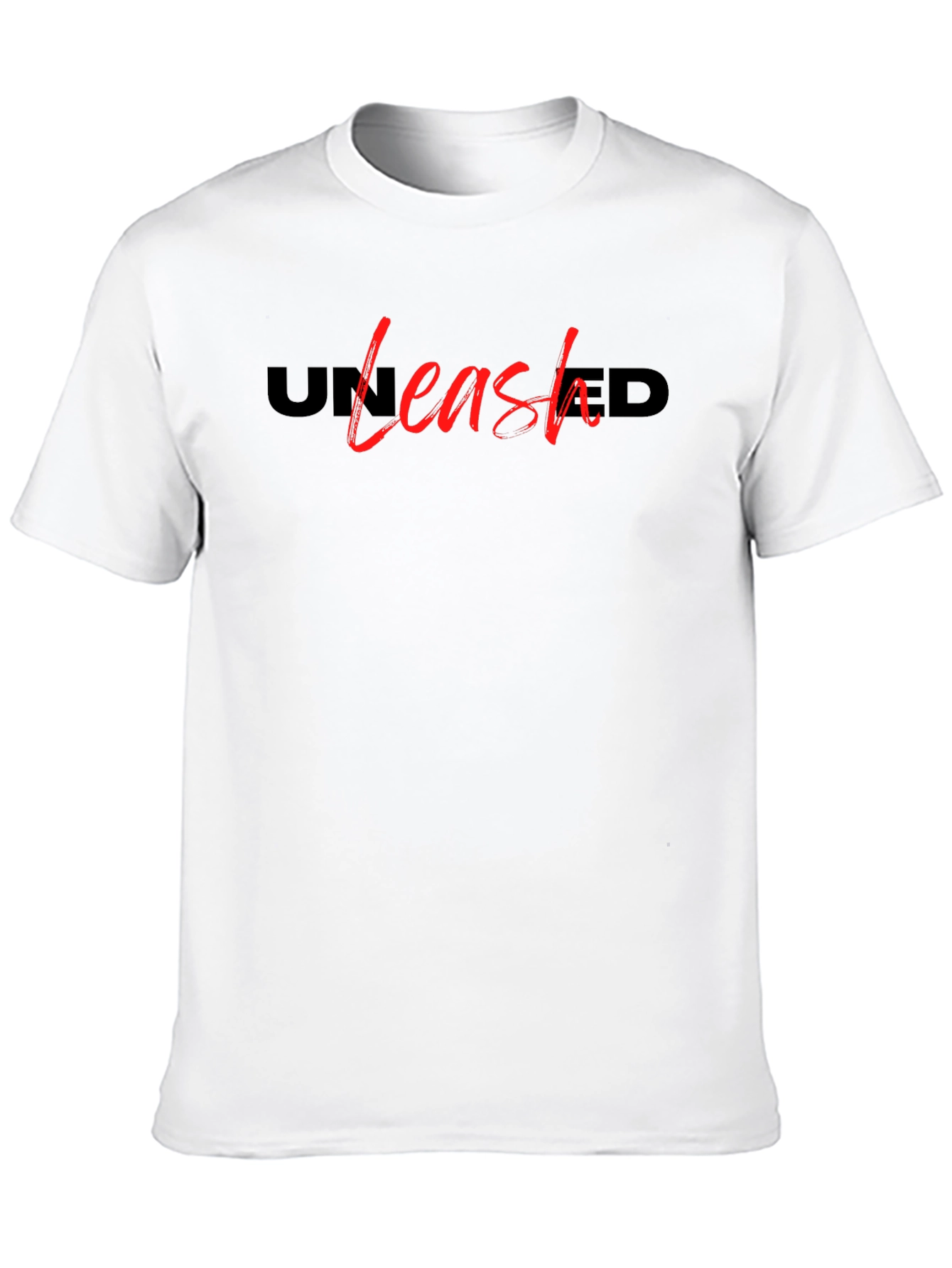 Unleashed Graphic Tee - Bold Red Design