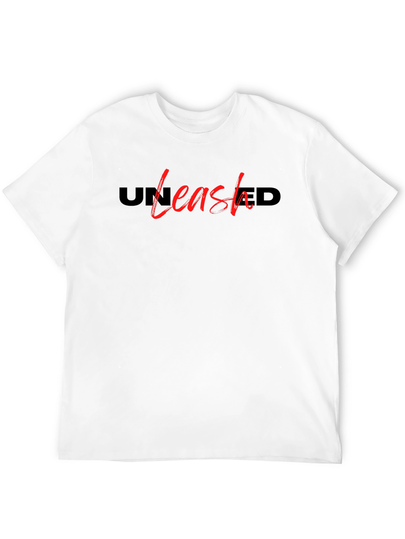Unleashed Graphic Tee - Bold Red Design