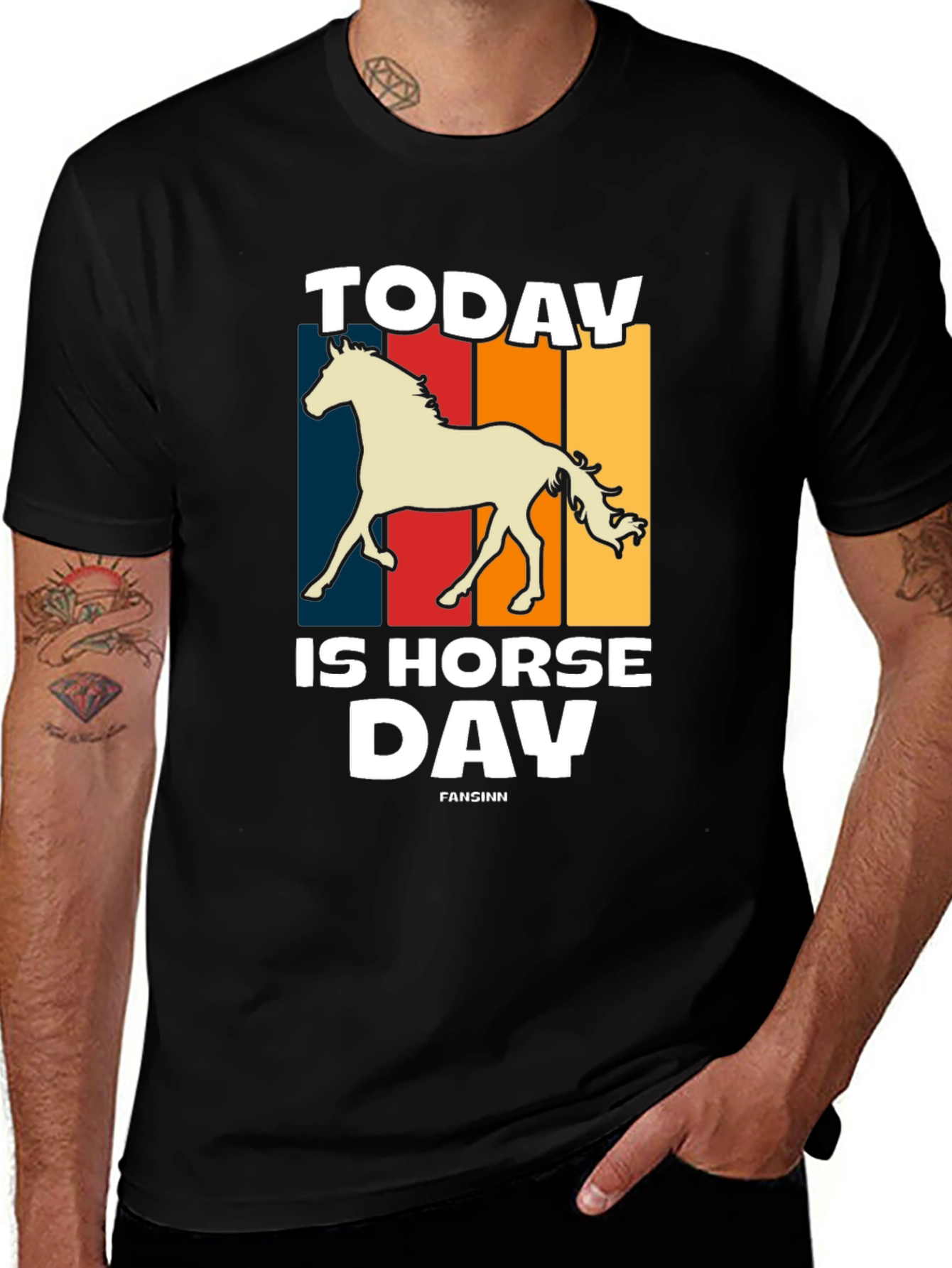 Today Is Horse Day Graphic Tee