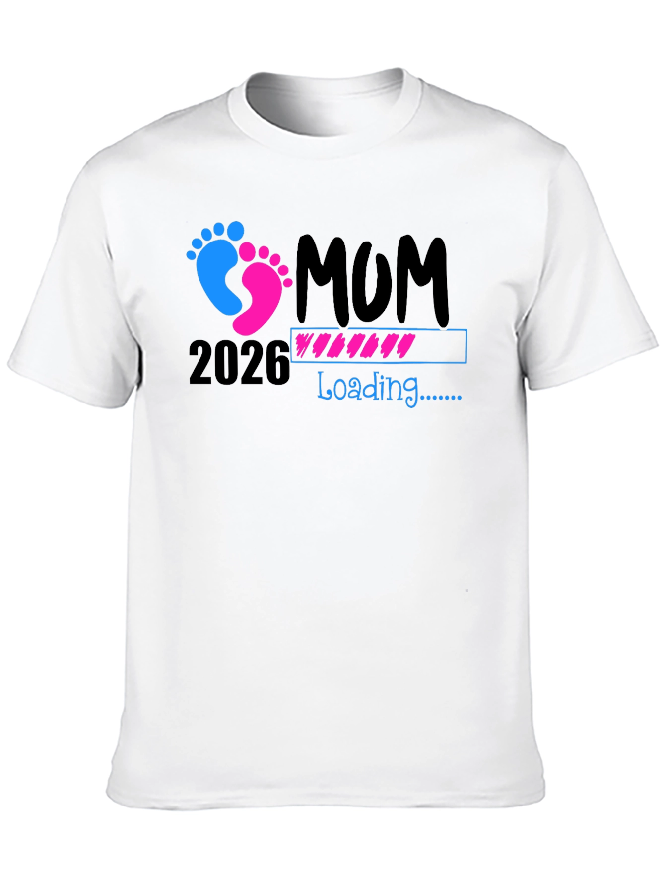 Mom Loading 2026 Unisex T-Shirt