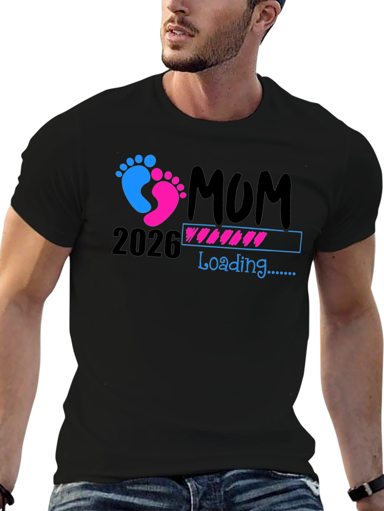 Mom Loading 2026 Unisex T-Shirt