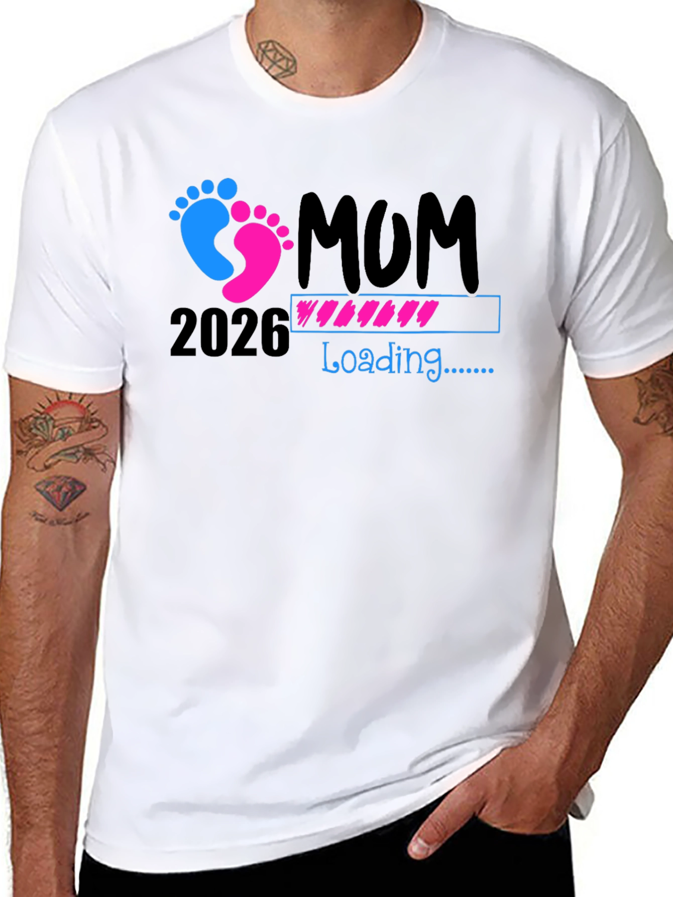 Mom Loading 2026 Unisex T-Shirt