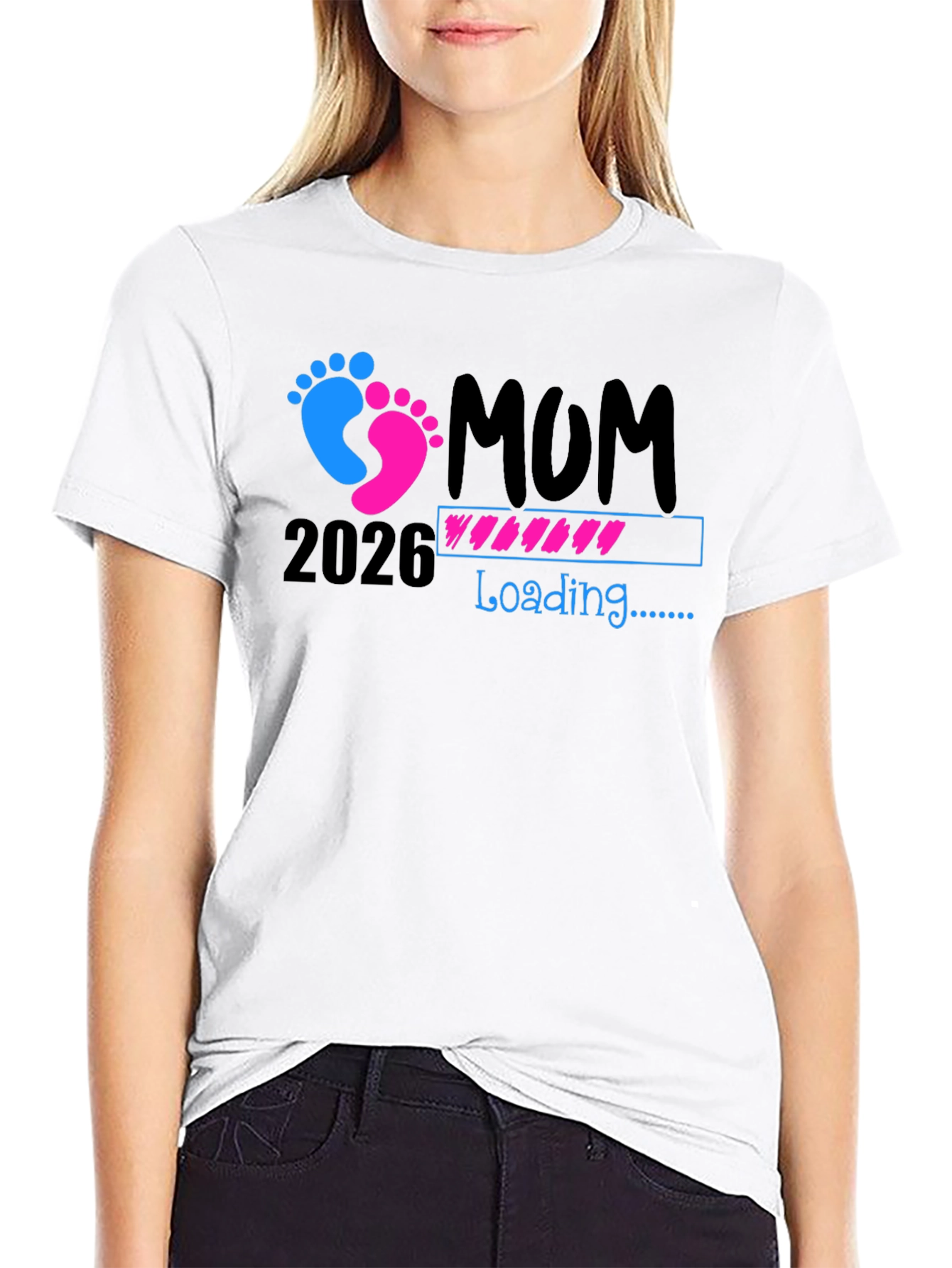 Mom Loading 2026 Unisex T-Shirt