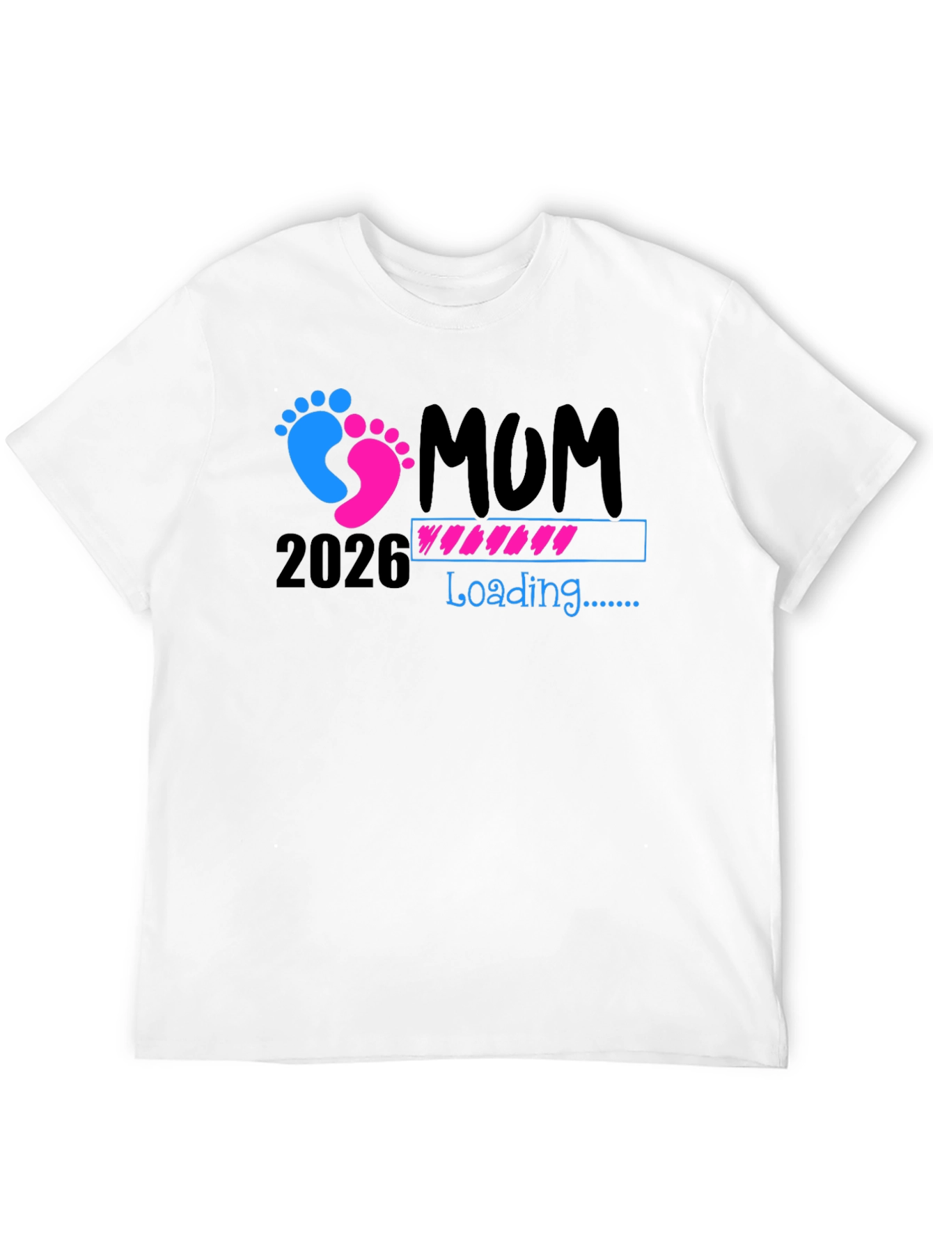 Mom Loading 2026 Unisex T-Shirt