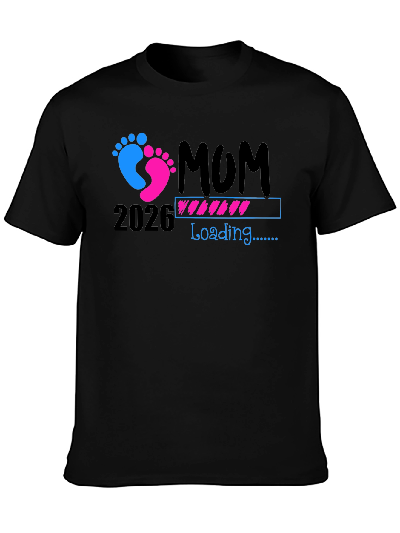Mom Loading 2026 Unisex T-Shirt