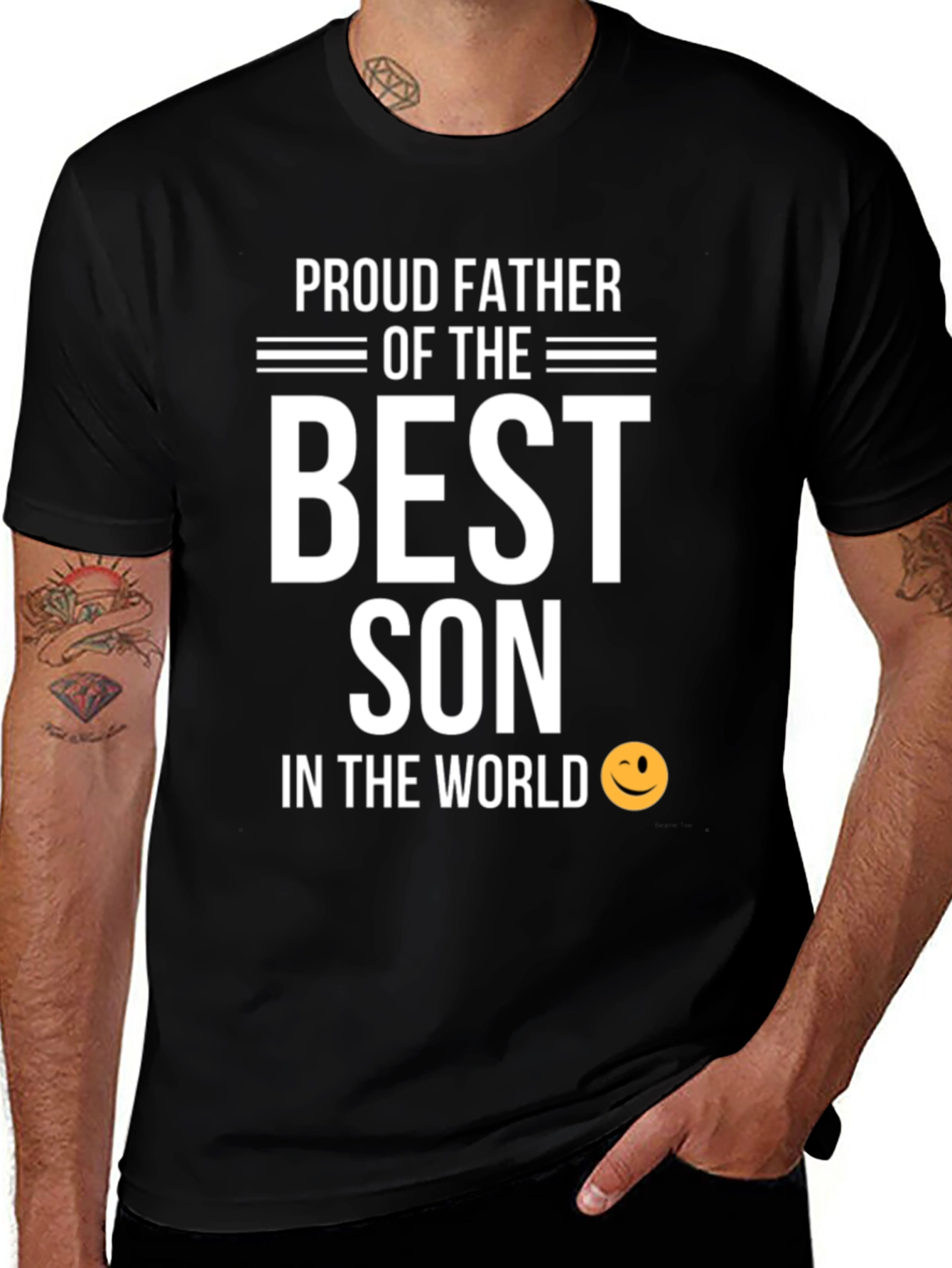 Proud Father of the Best Son T-Shirt