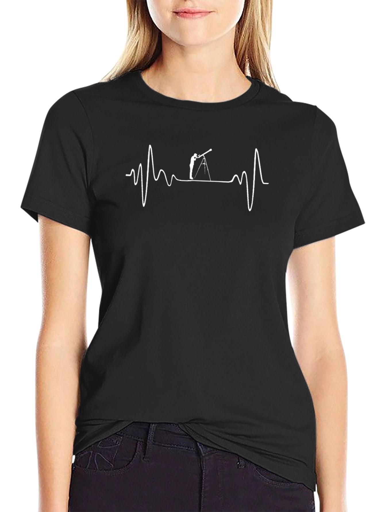 Astronomy Heartbeat T-Shirt - Stargazer Tee