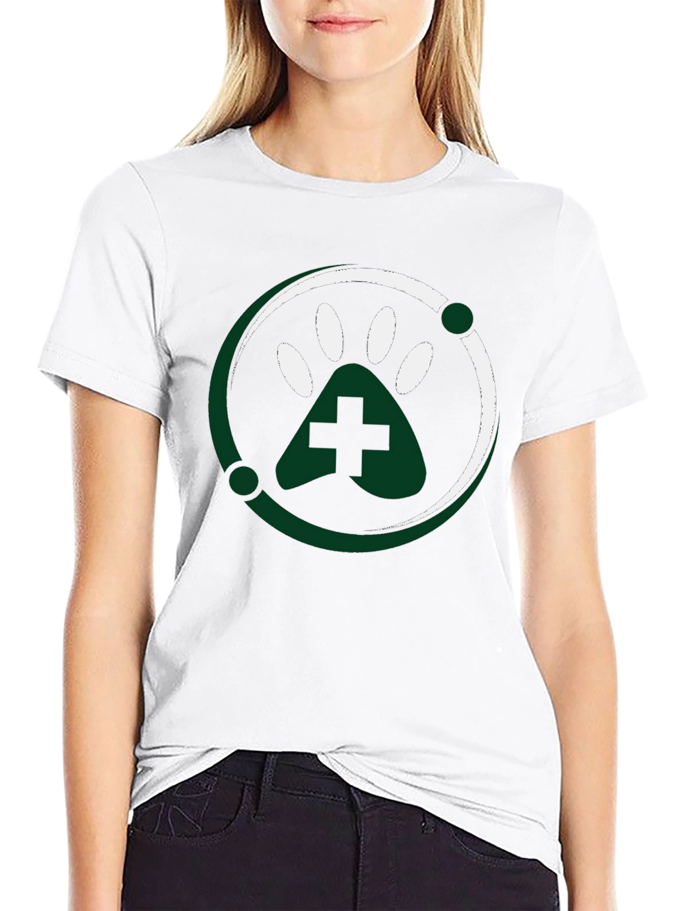 Vet Paw T-Shirt - Stylish Animal Lover Tee