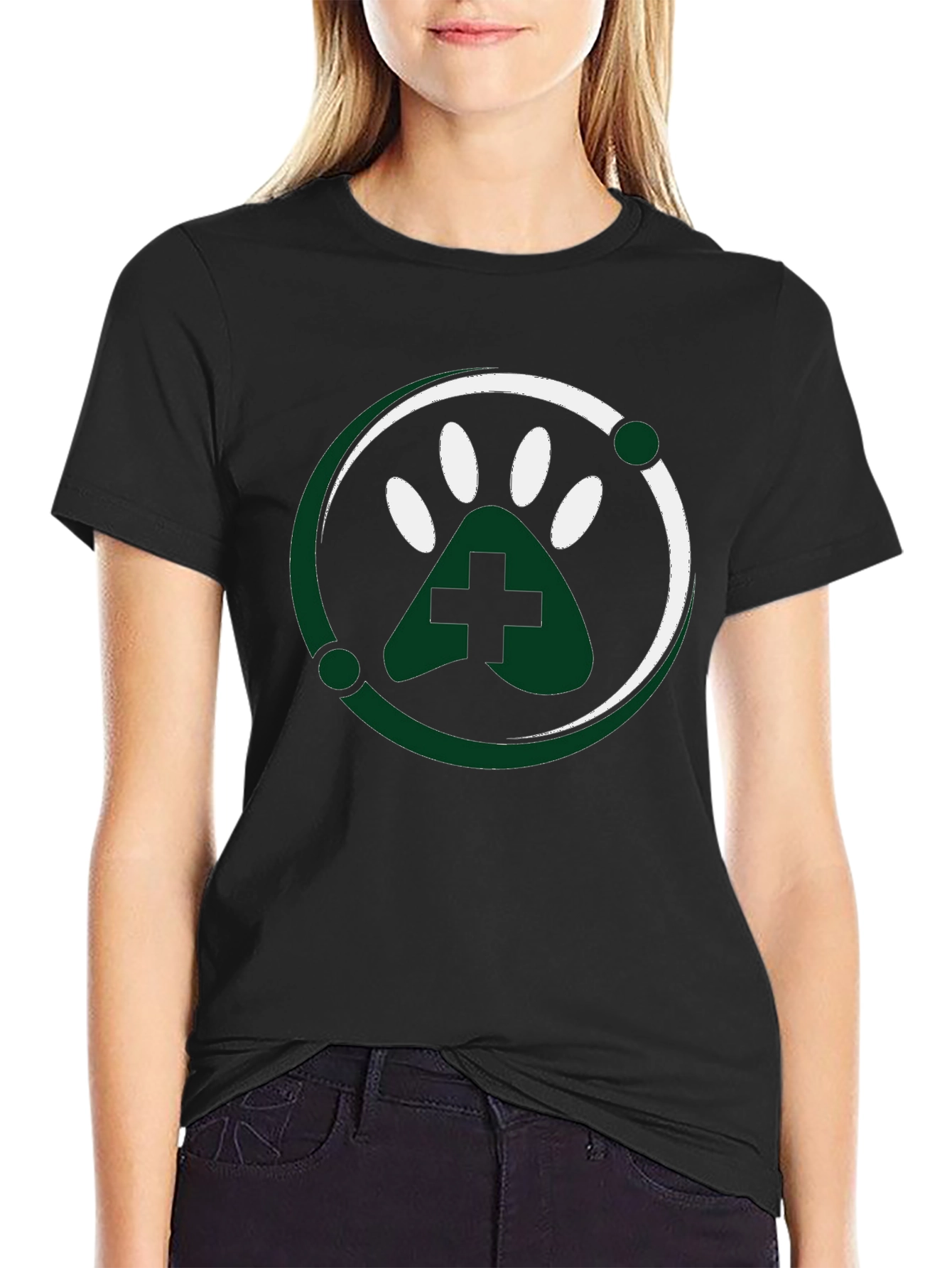 Vet Paw T-Shirt - Stylish Animal Lover Tee