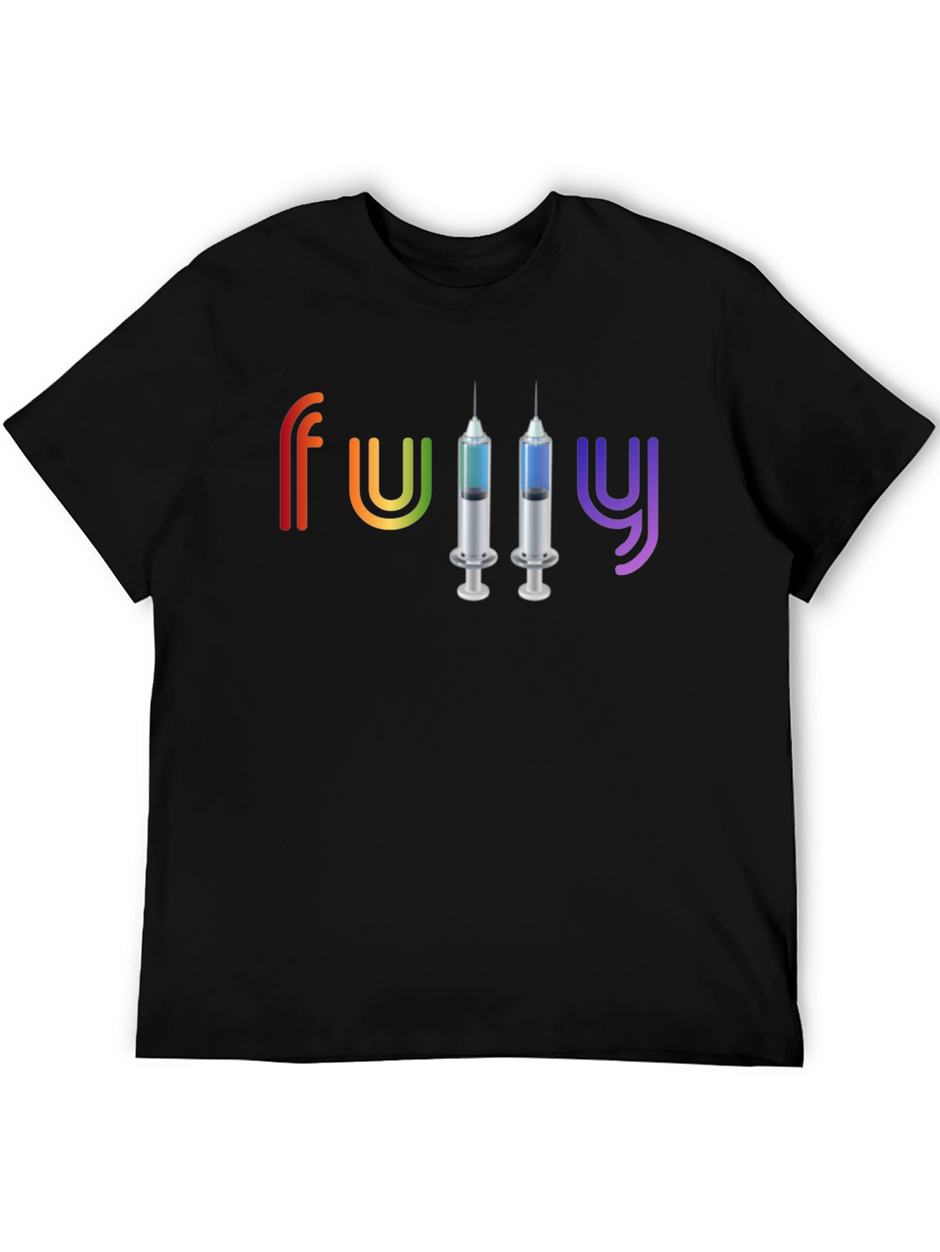 Funny Colorful Syringe T-Shirt