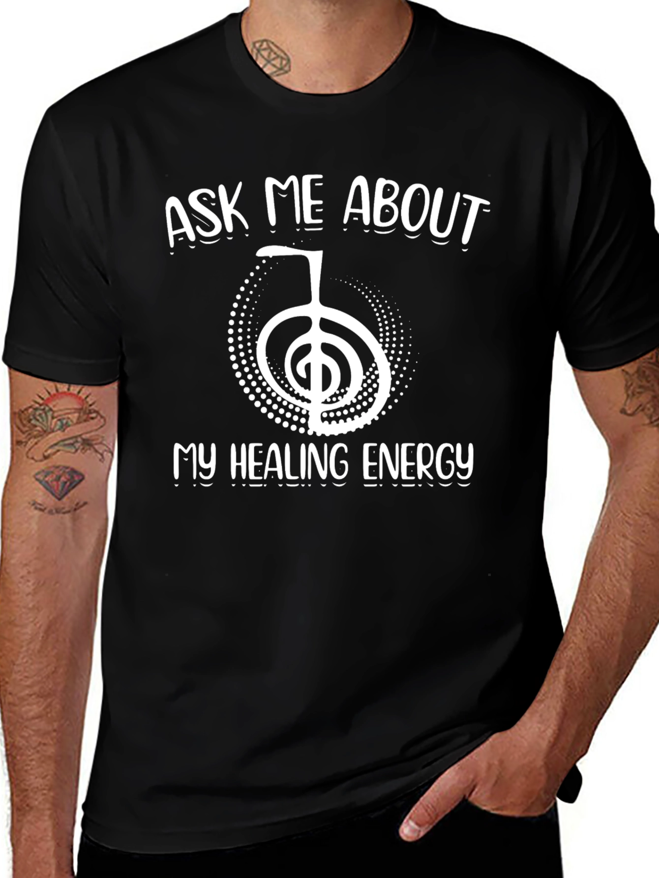 Ask Me About My Healing Energy T-Shirt