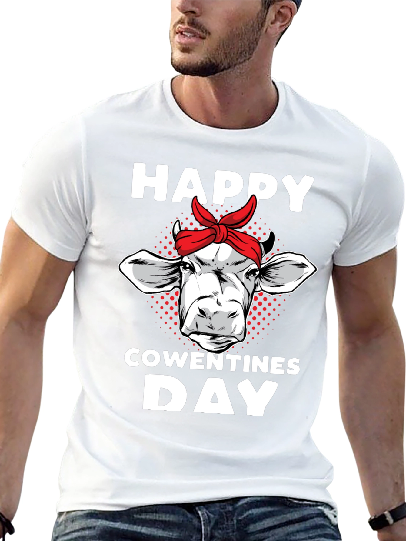 Happy Cowentines Day Graphic T-Shirt