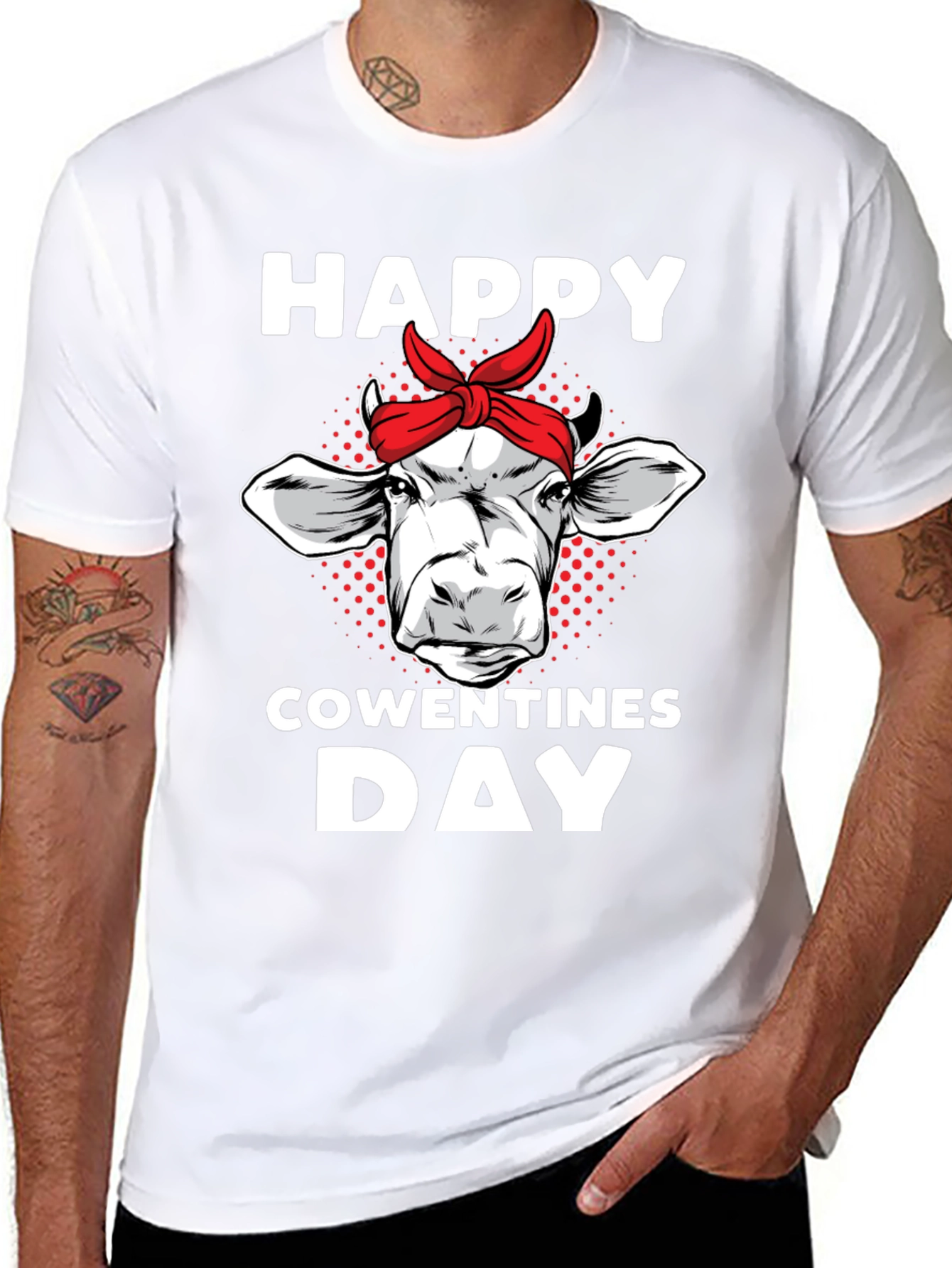 Happy Cowentines Day Graphic T-Shirt