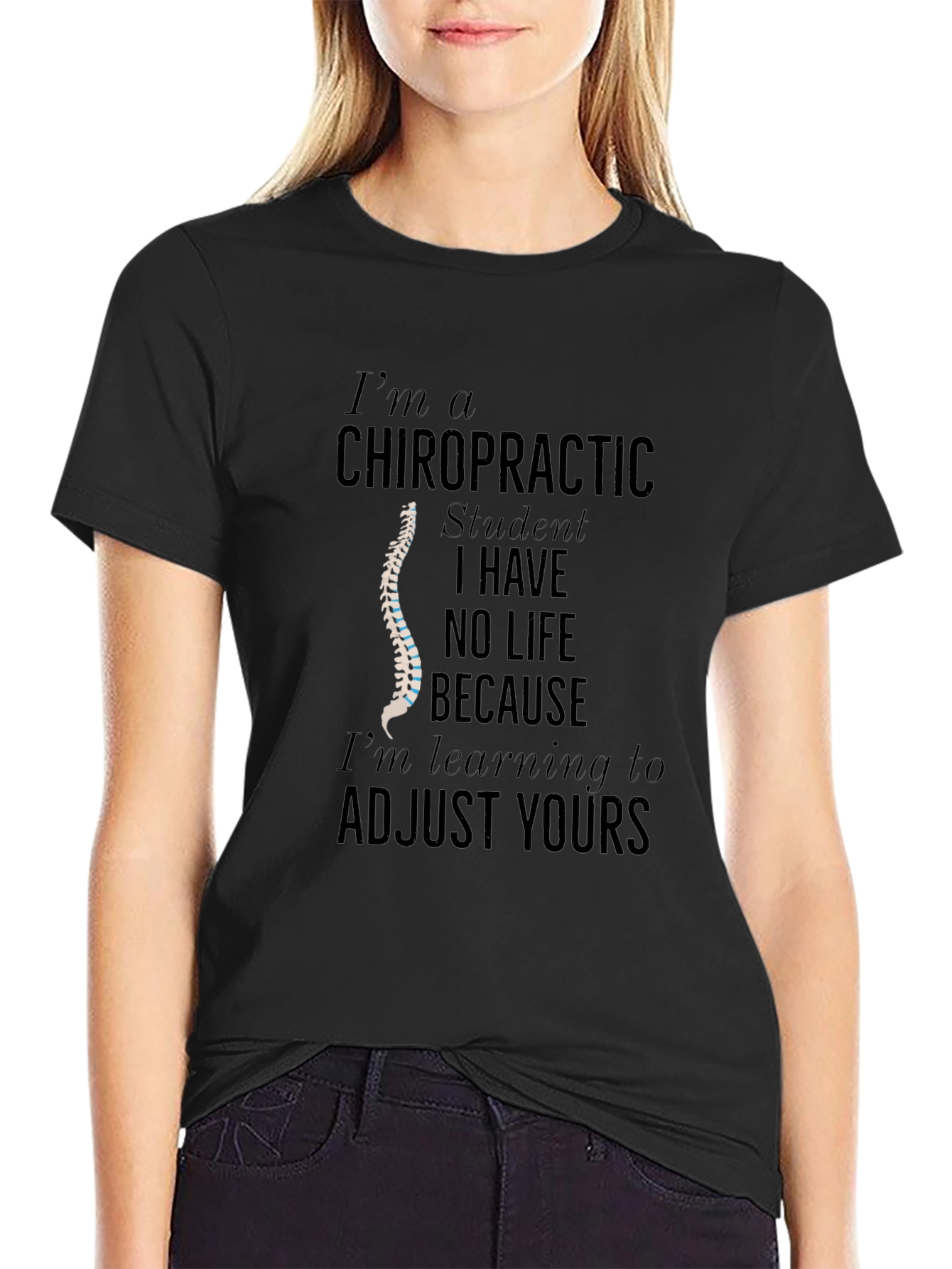 Chiropractic Student T-Shirt Funny Gift