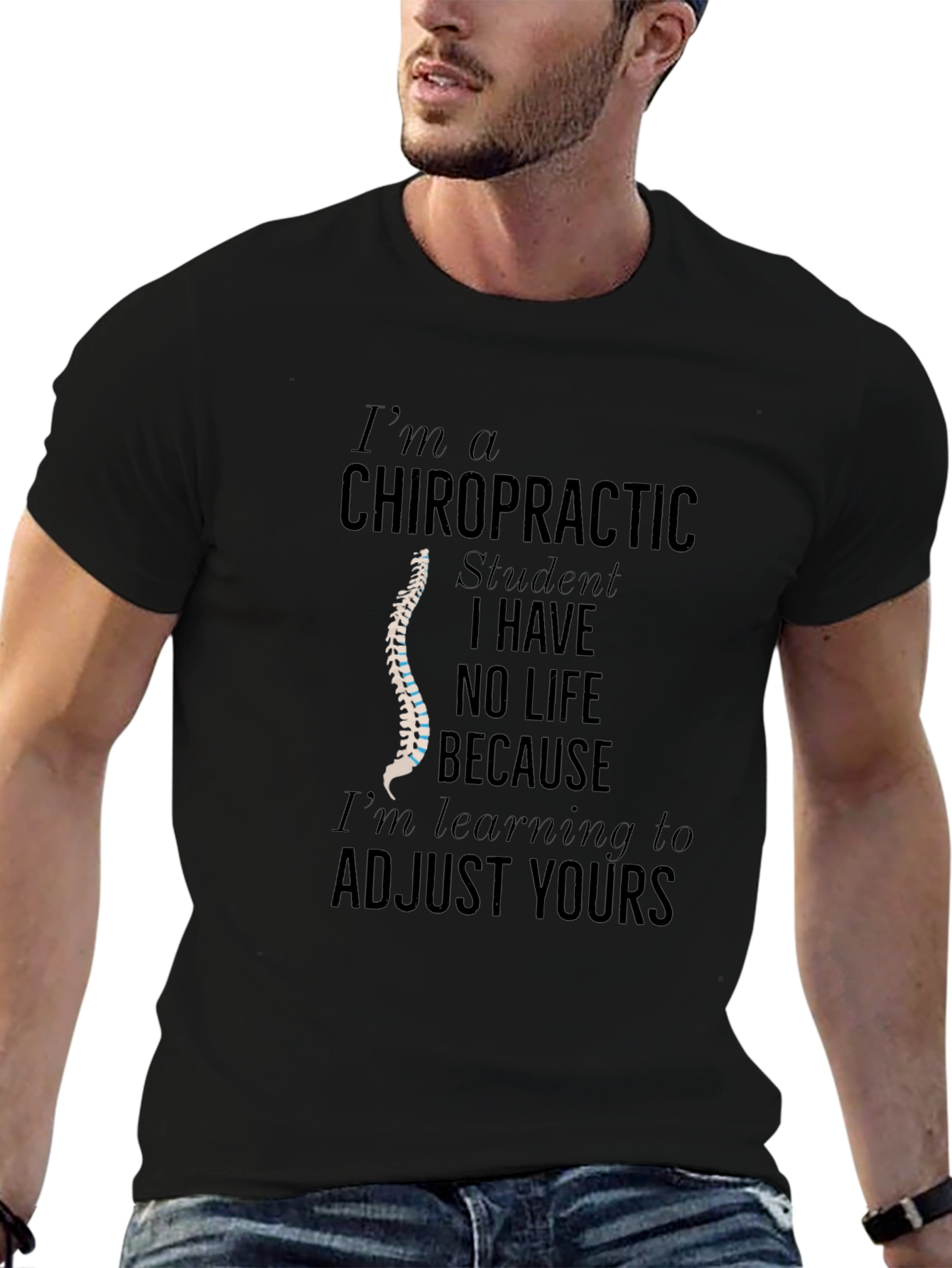 Chiropractic Student T-Shirt Funny Gift