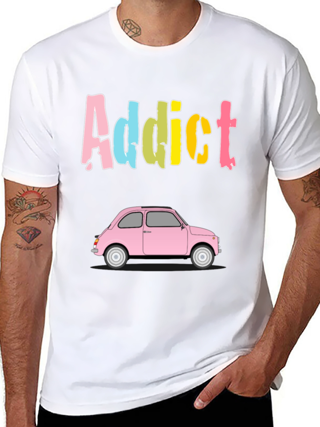 Addict Car Graphic Tee