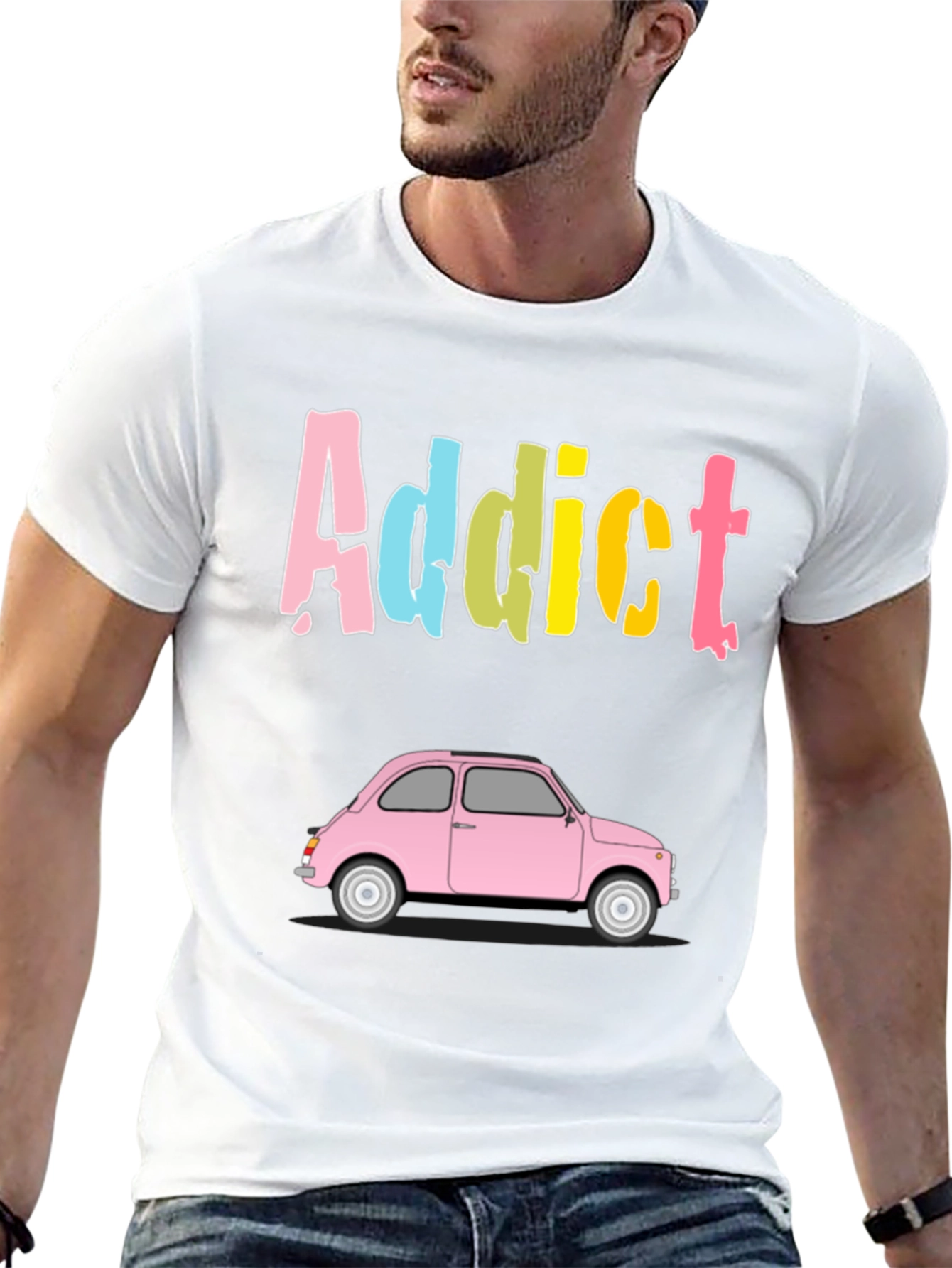 Addict Car Graphic Tee