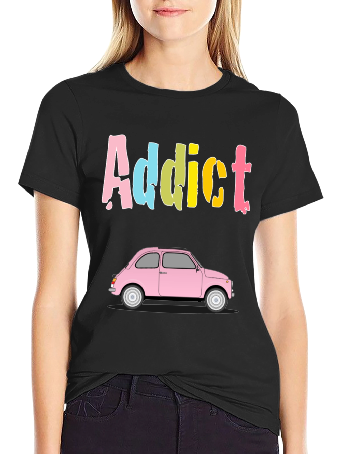 Addict Car Graphic Tee