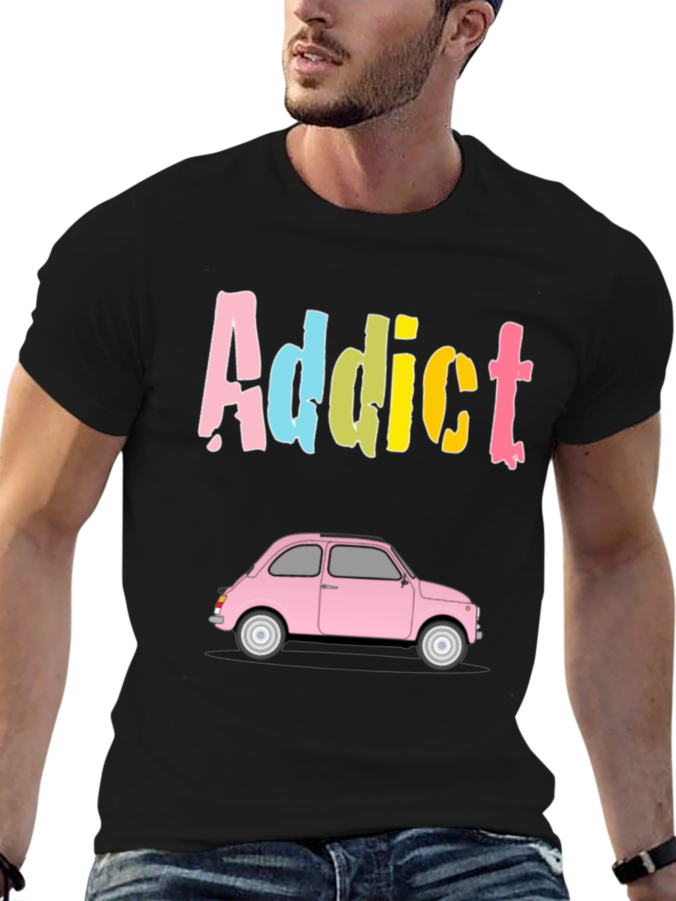 Addict Car Graphic Tee