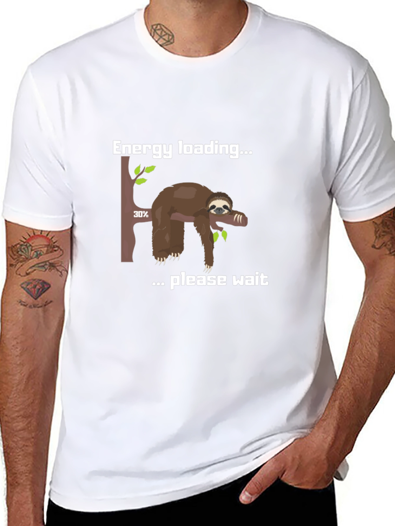Energy Loading Sloth T-Shirt