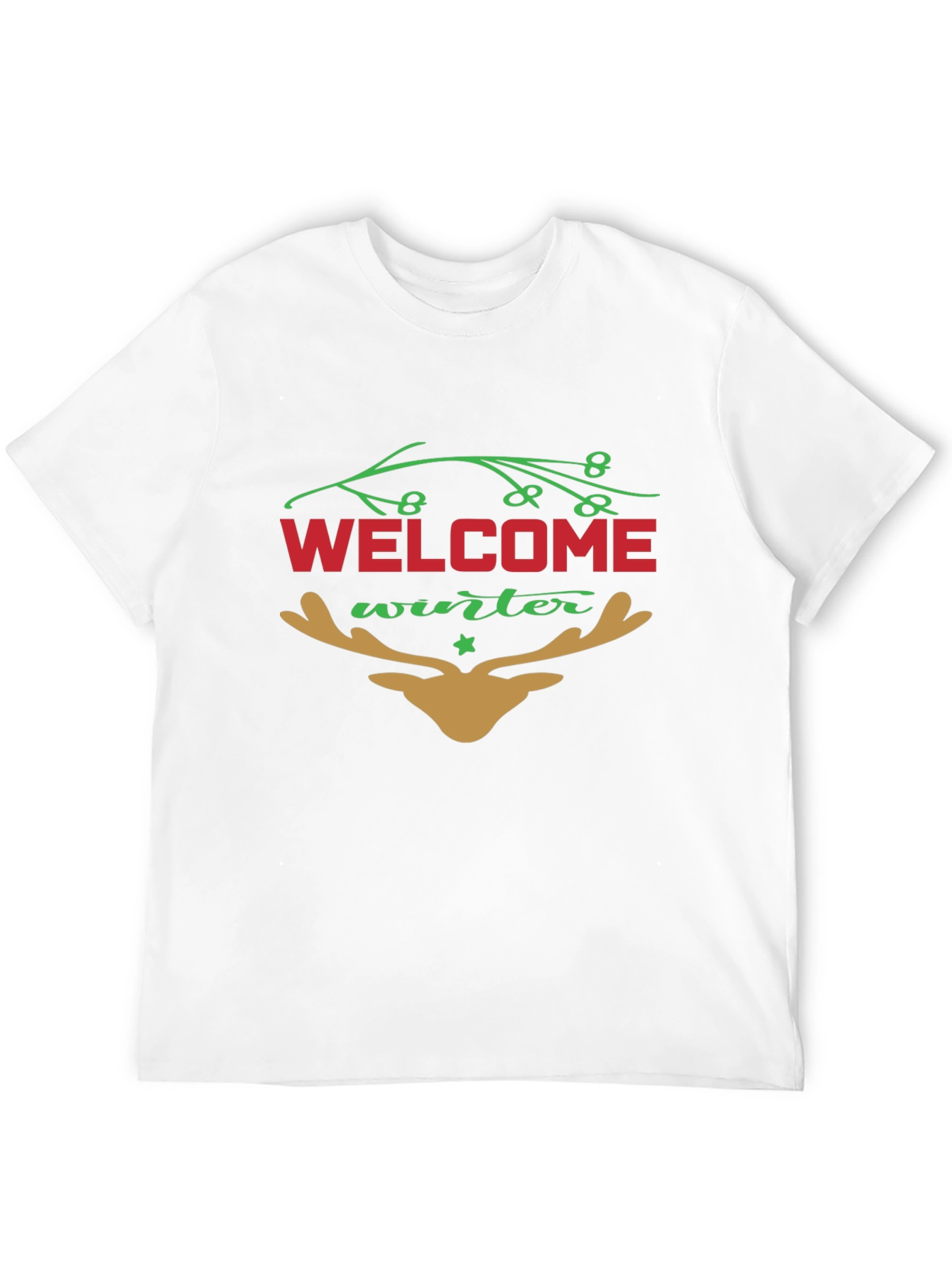 Welcome Winter Graphic Tee - Holiday Season Shirt