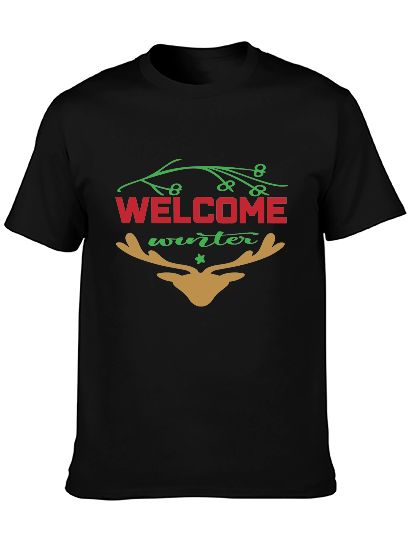 Welcome Winter Graphic Tee - Holiday Season Shirt