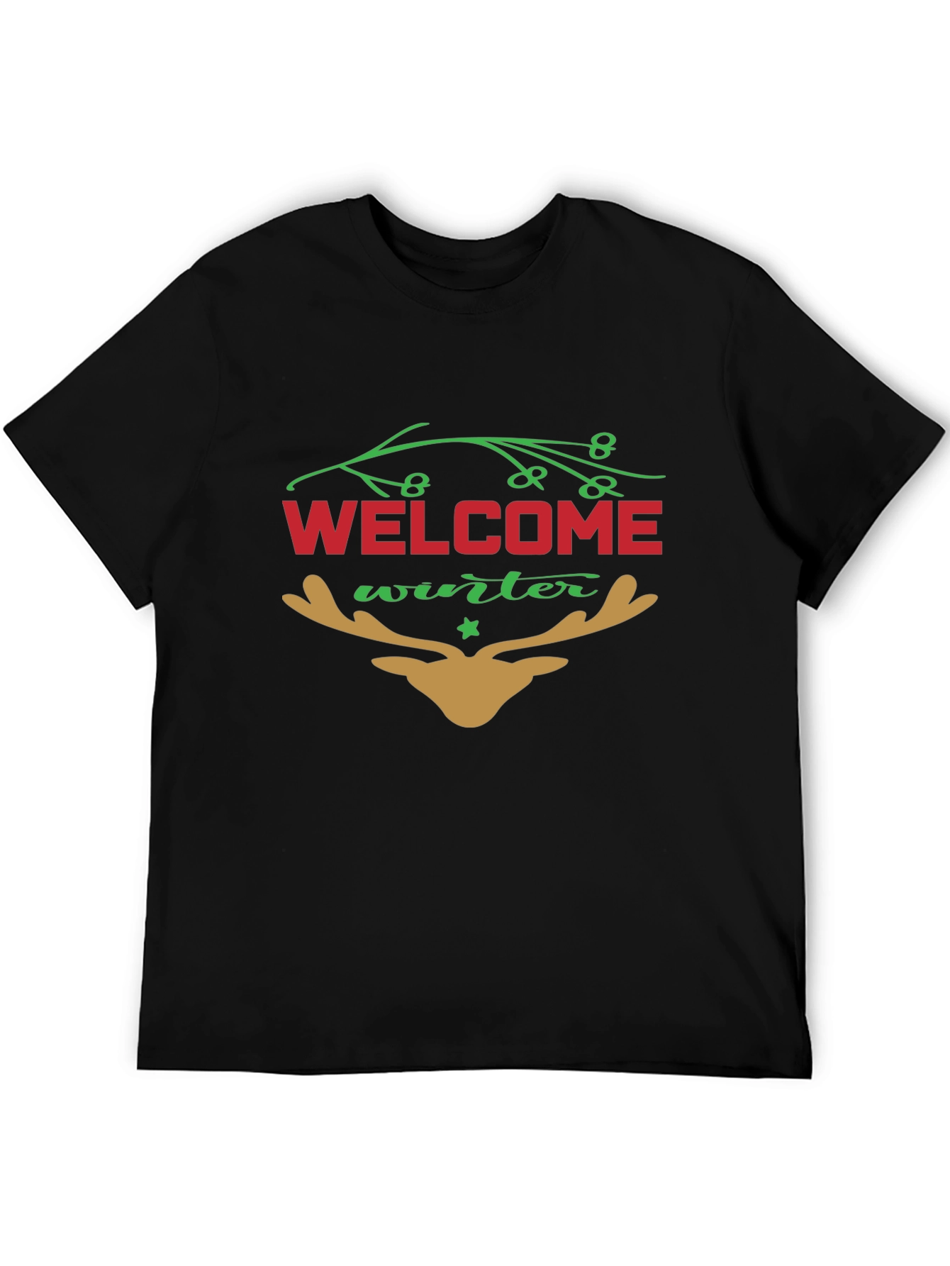 Welcome Winter Graphic Tee - Holiday Season Shirt