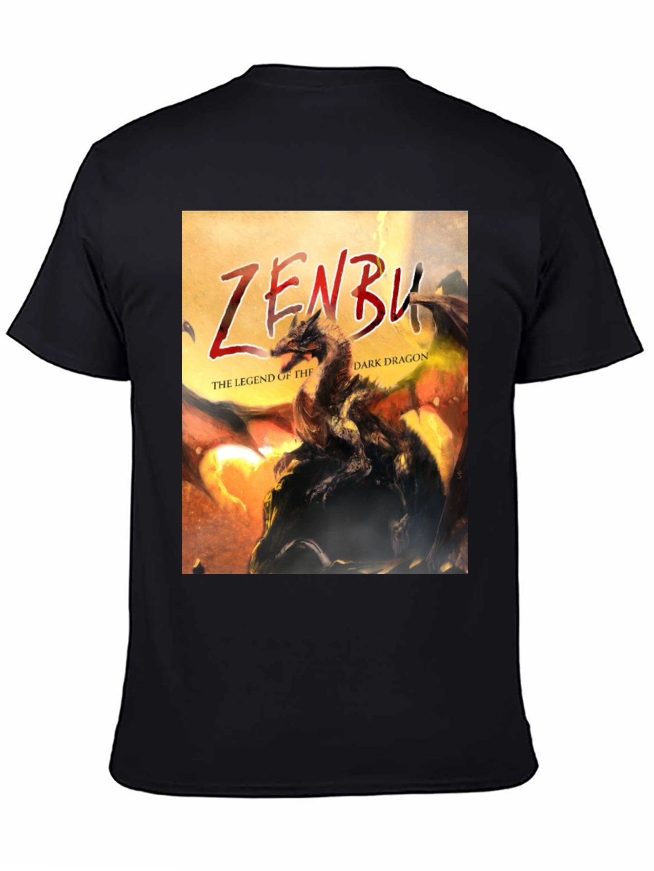 Zenbu Dark Dragon Legend Graphic T-Shirt